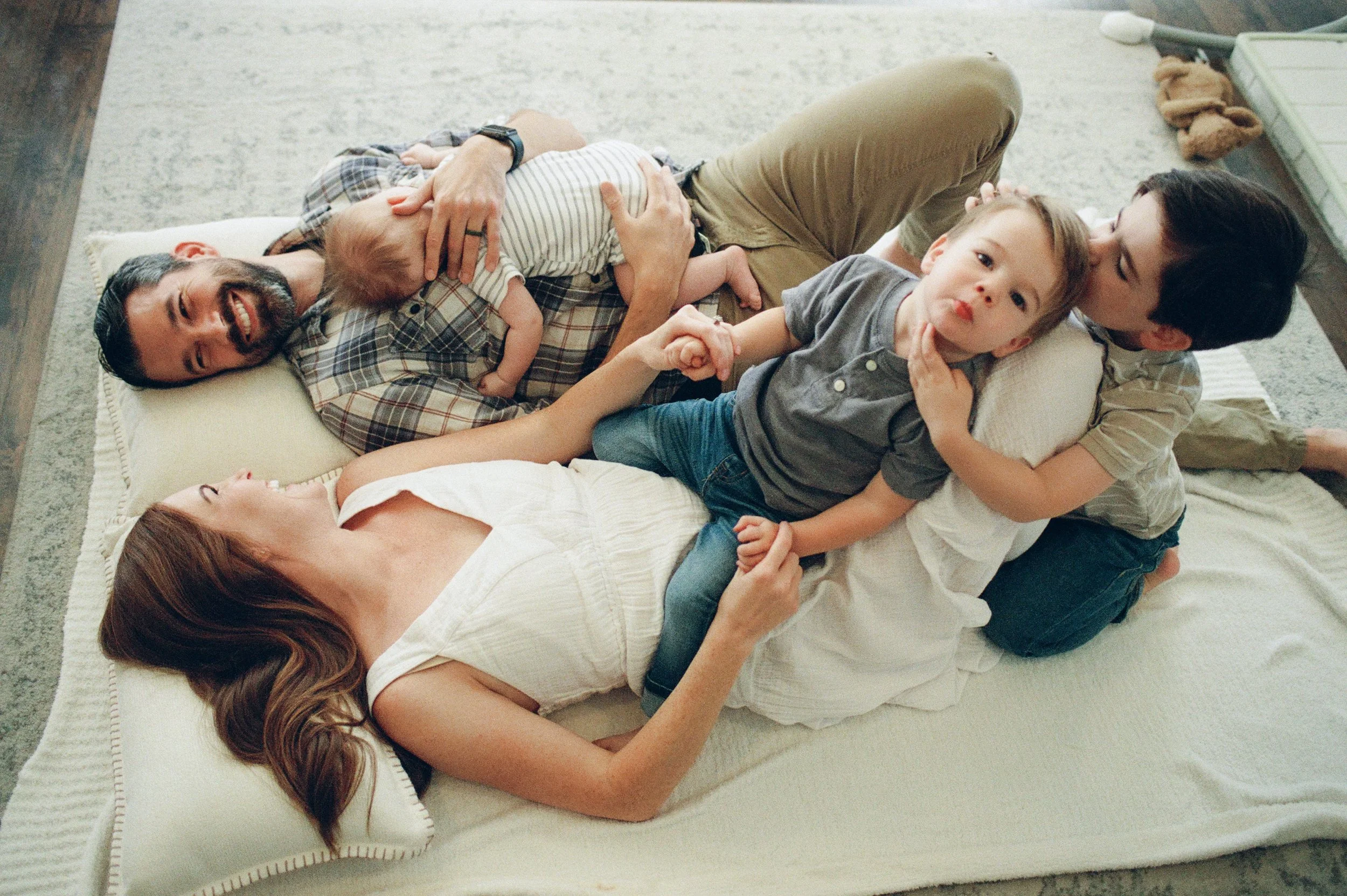 Yucaipa at-home family and newborn session