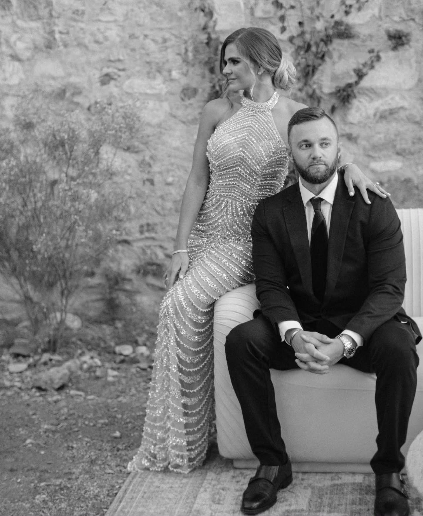 Some wedding days feel less like events and more like scenes from a beautifully unfolding story.
The stone architecture, candlelit details, and quiet moments between portraits created a timeless atmosphere that felt both elegant and deeply personal. 