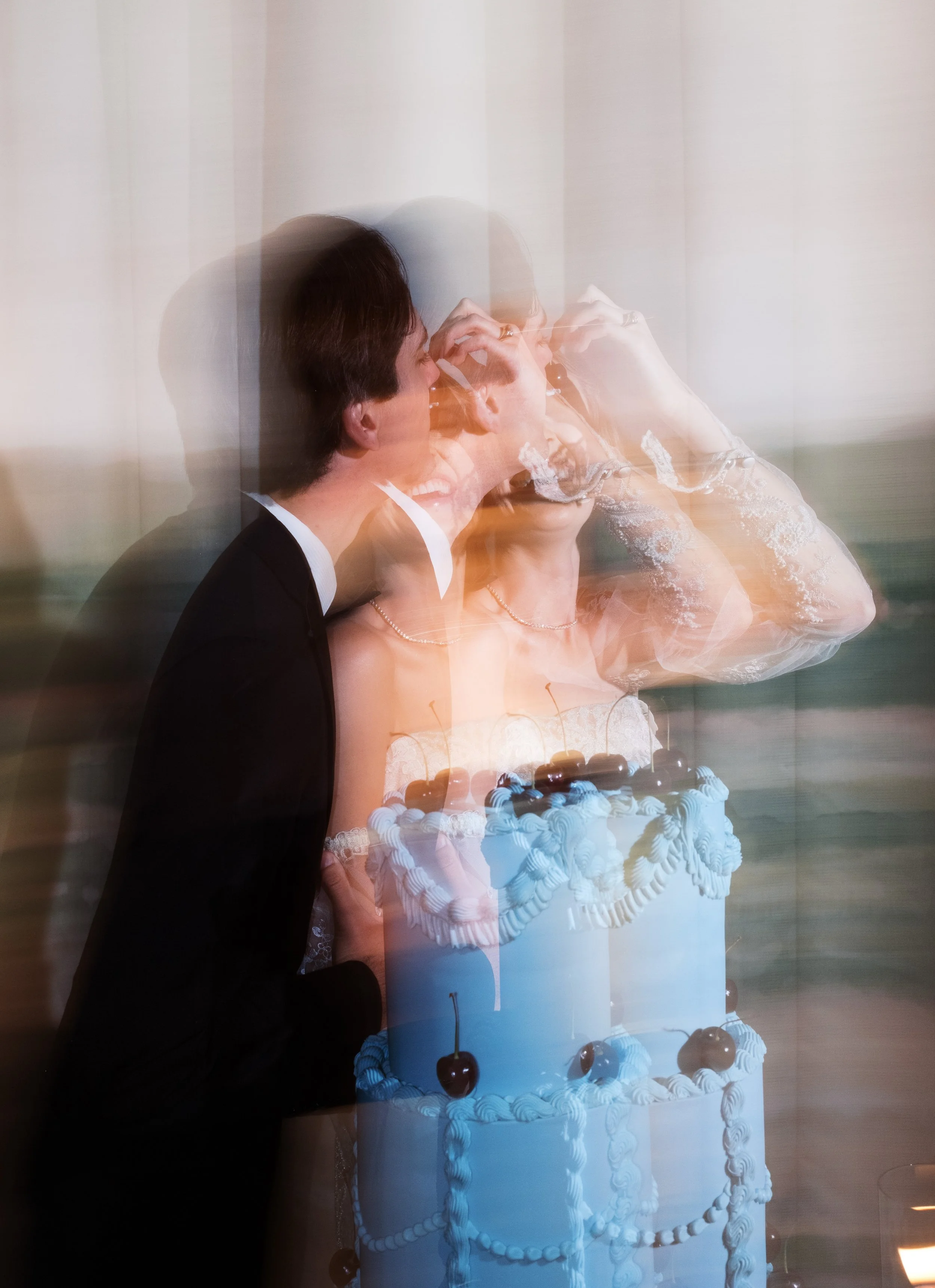 Fun flash photography at Appellation Healdsburg wine country wedding