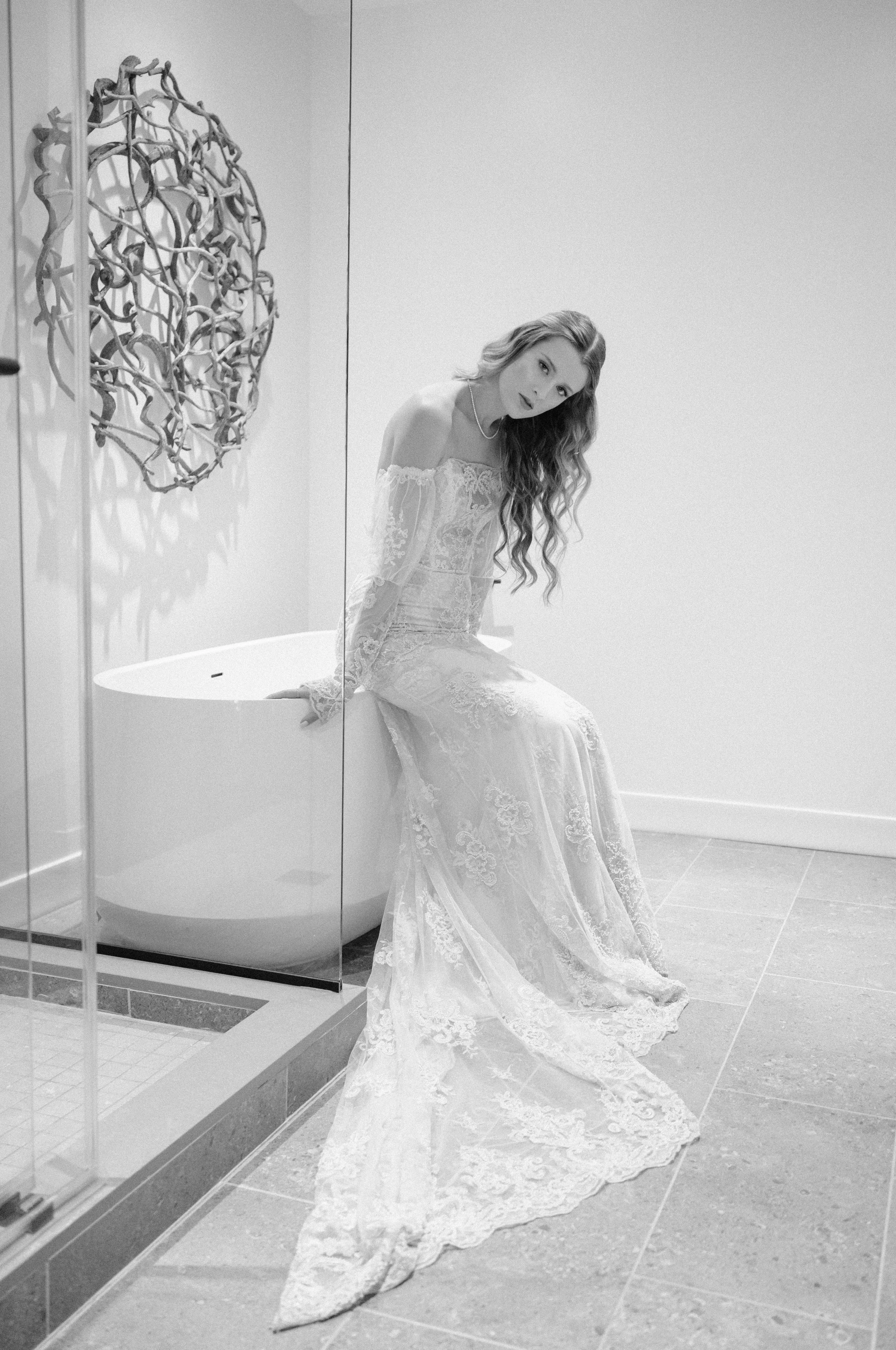 Bride getting ready at Appellation Healdsburg, Healdsburg California