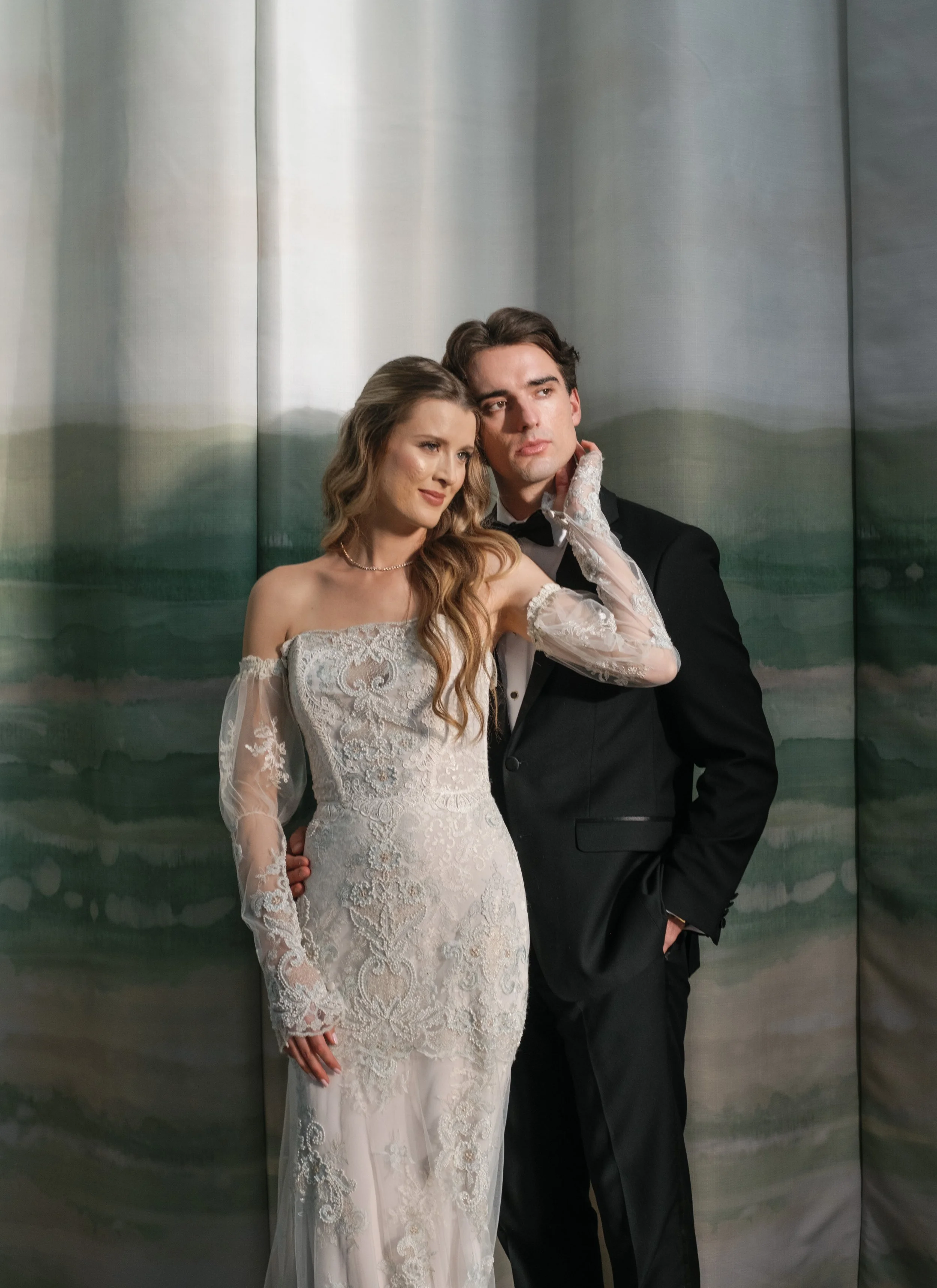 Bride and groom portraits at Appellation Healdsburg, Sonoma wine country