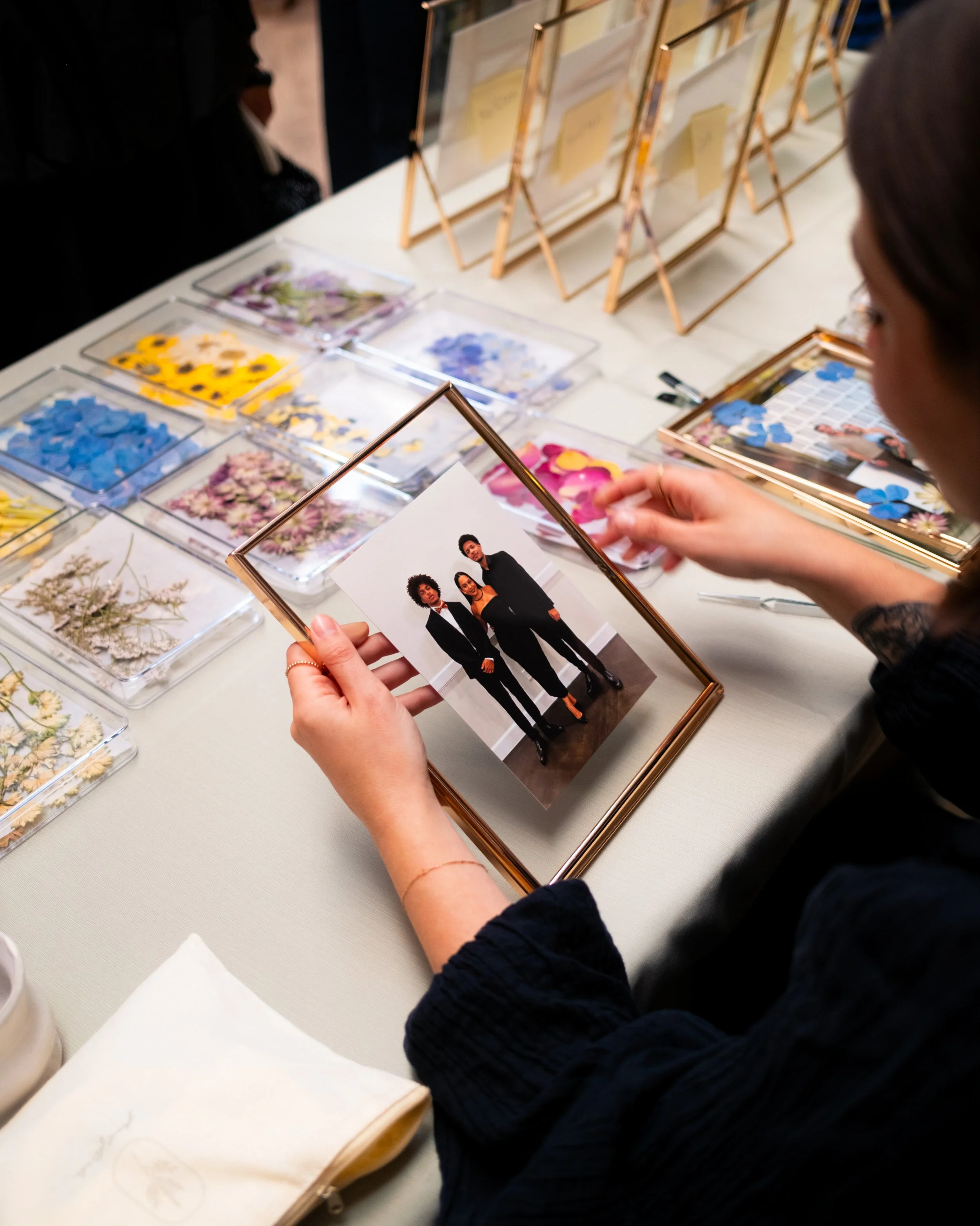 Pressed Floral Activation by Framed Florals - Photo Courtesy of Komodo