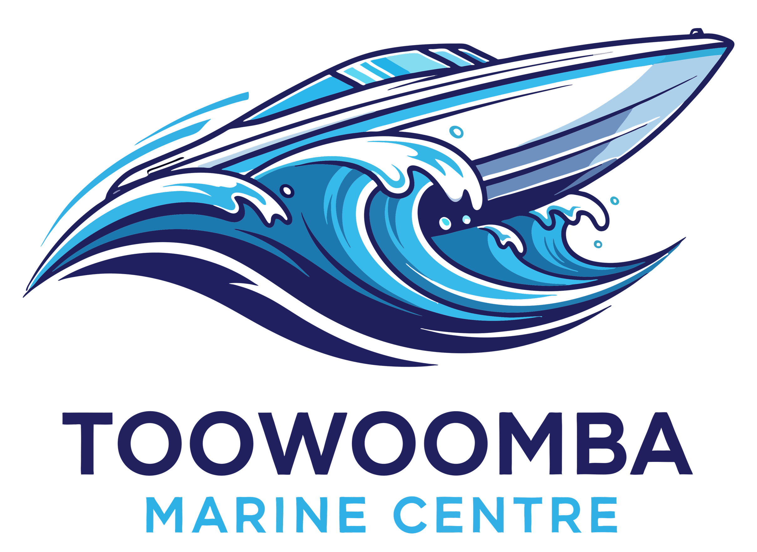 Toowoomba Marine Centre logo.