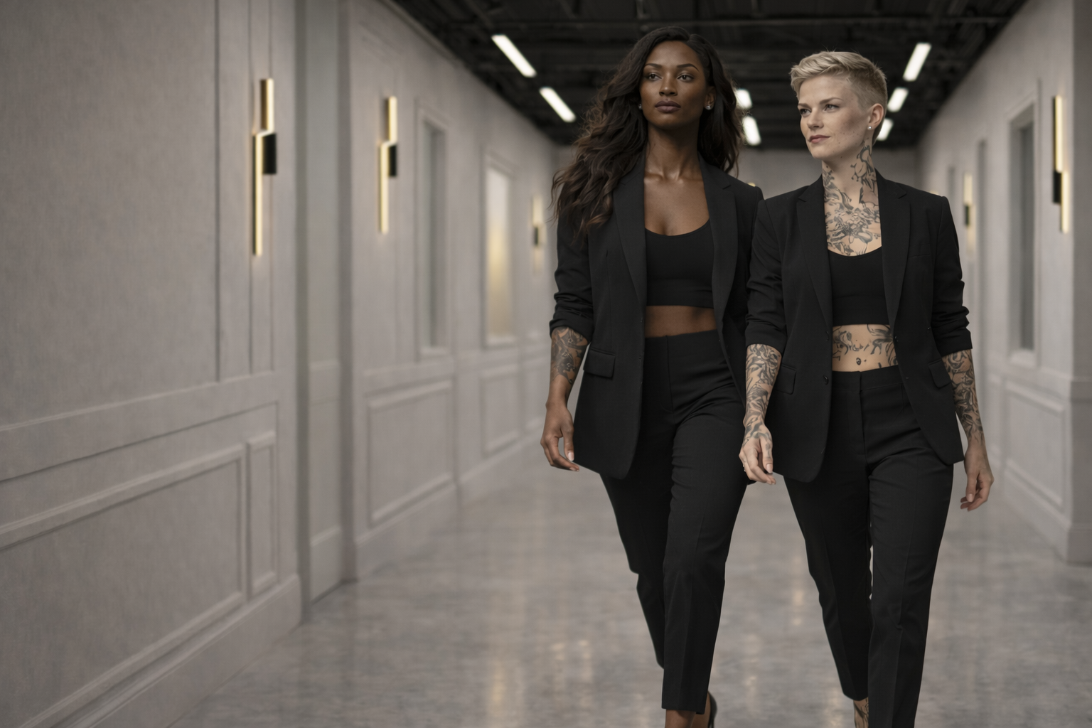 Individual salon suite inside Maison de Mode Salon Suites, designed for hairstylists, estheticians, and beauty professionals.