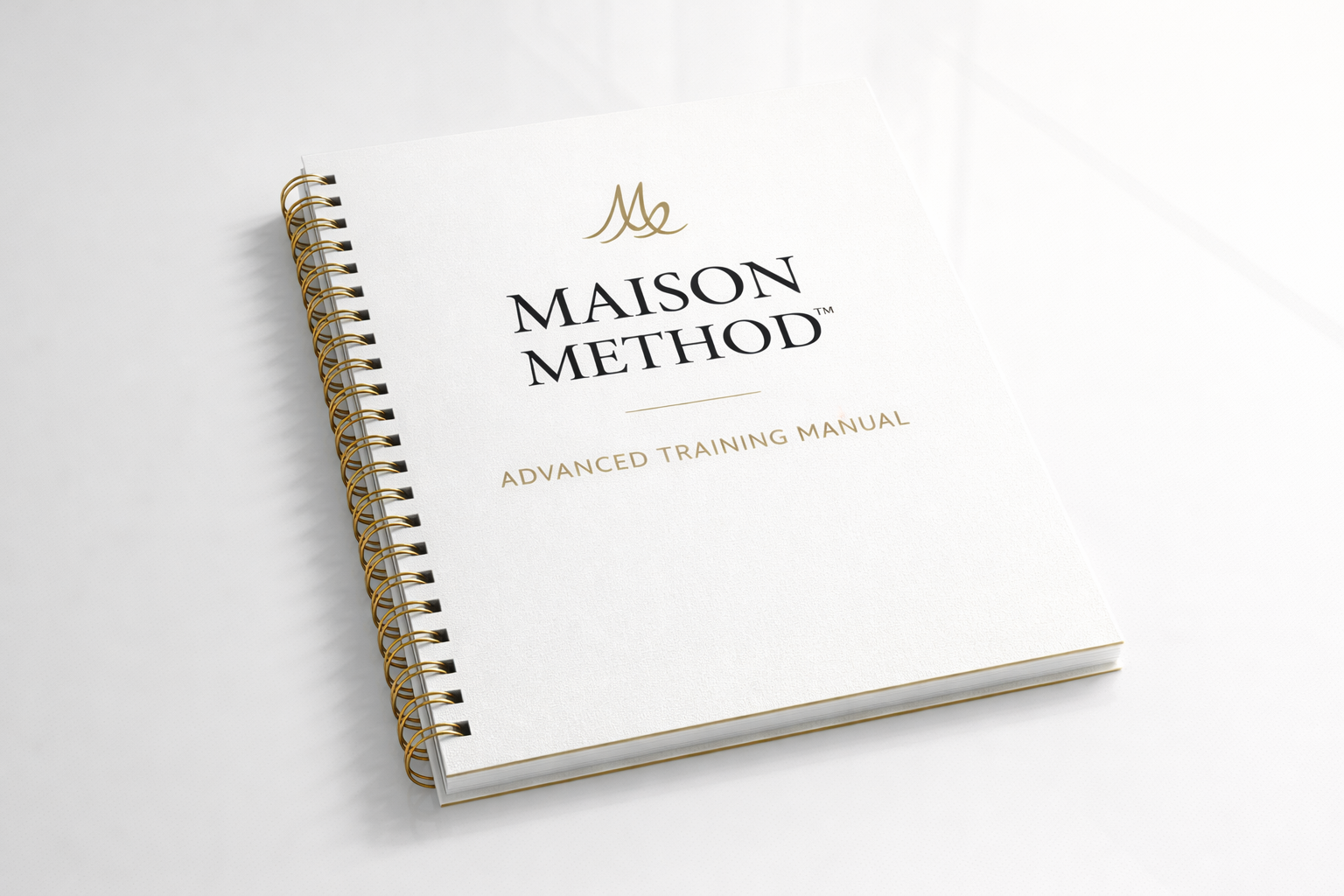 Maison Method training materials developed for independent beauty professionals at Maison de Mode Salon Suites.