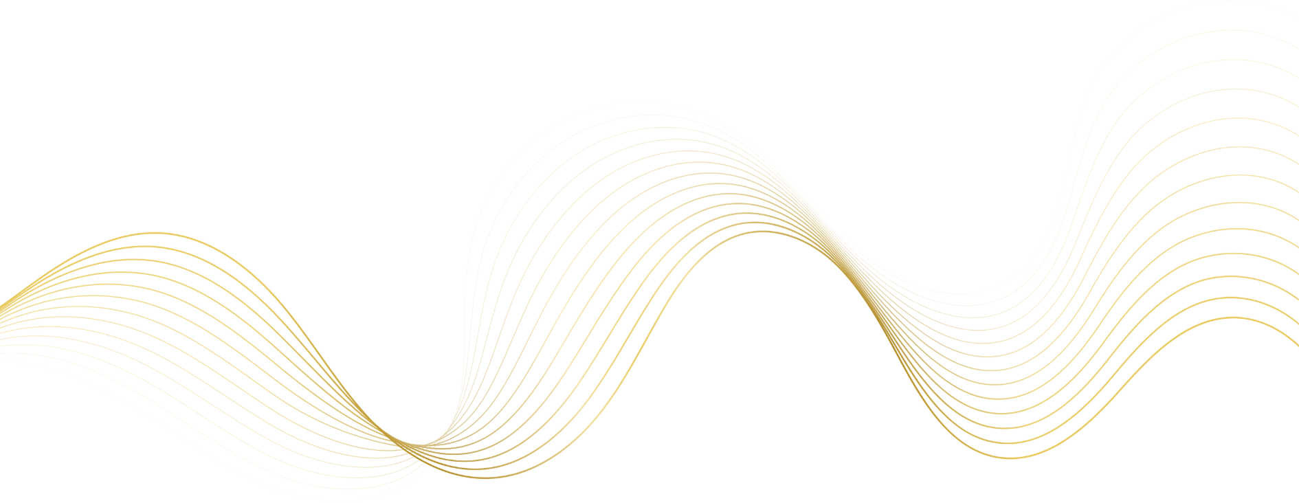 Abstract brand graphic used on the Maison de Mode Salon Suites website, representing luxury, creativity, and movement.