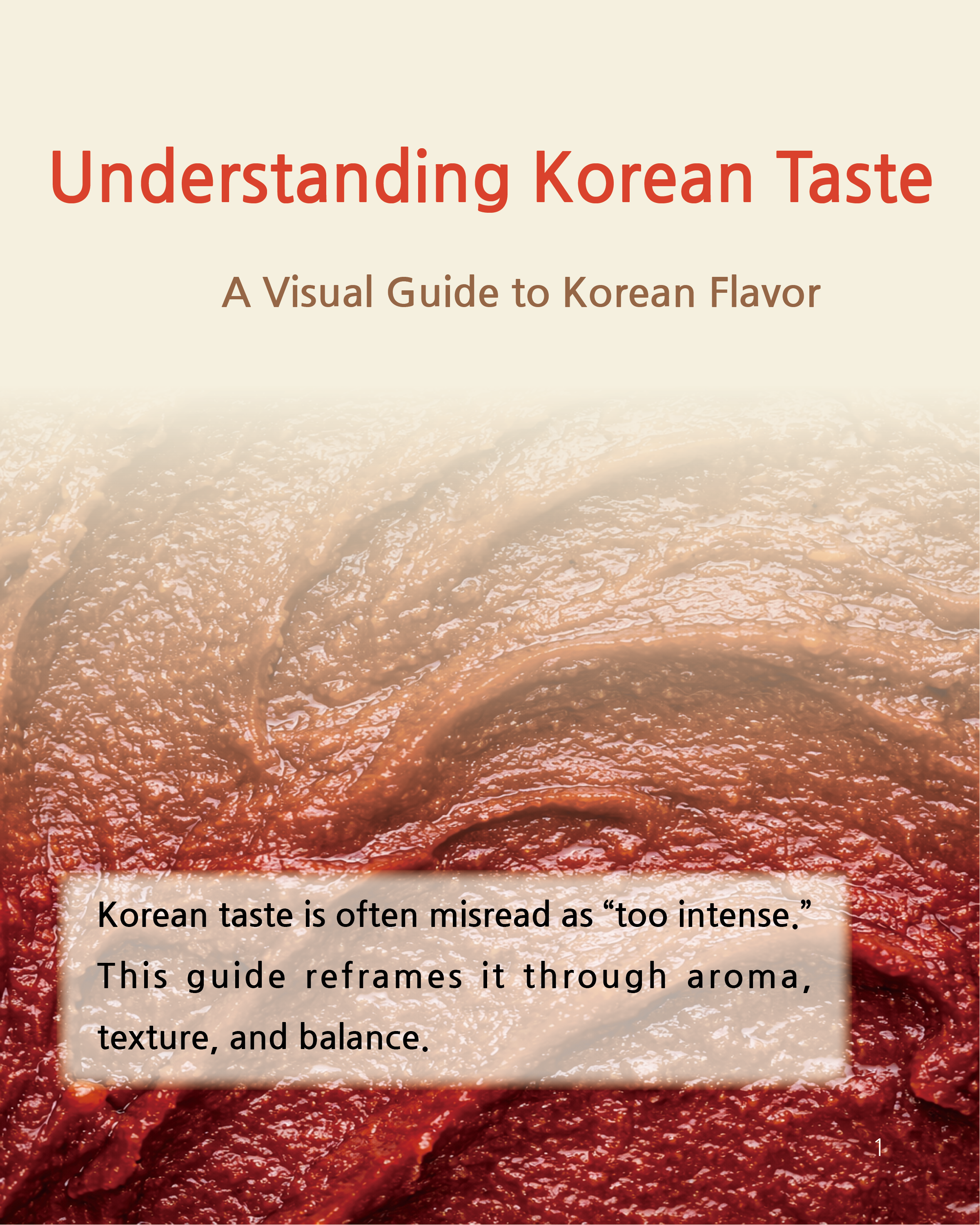 Understanding Korean Taste — Editorial Design