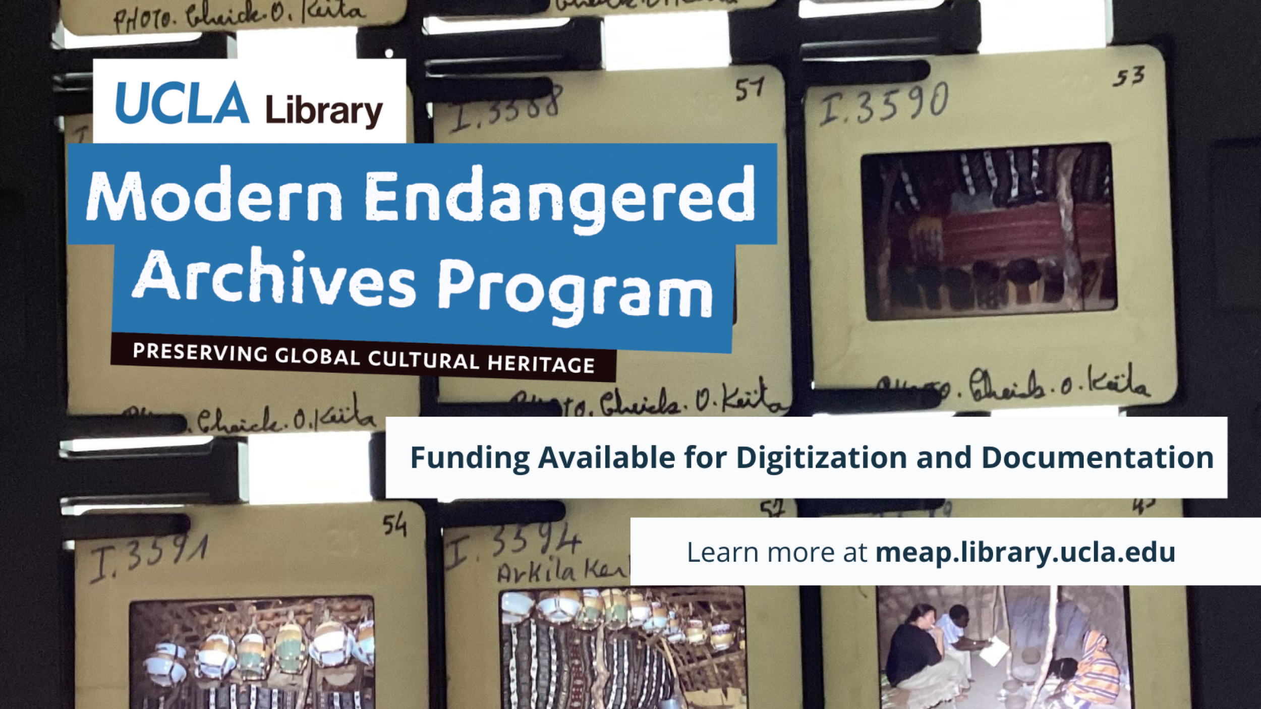 Modern Endangered Archives Program (MEAP)