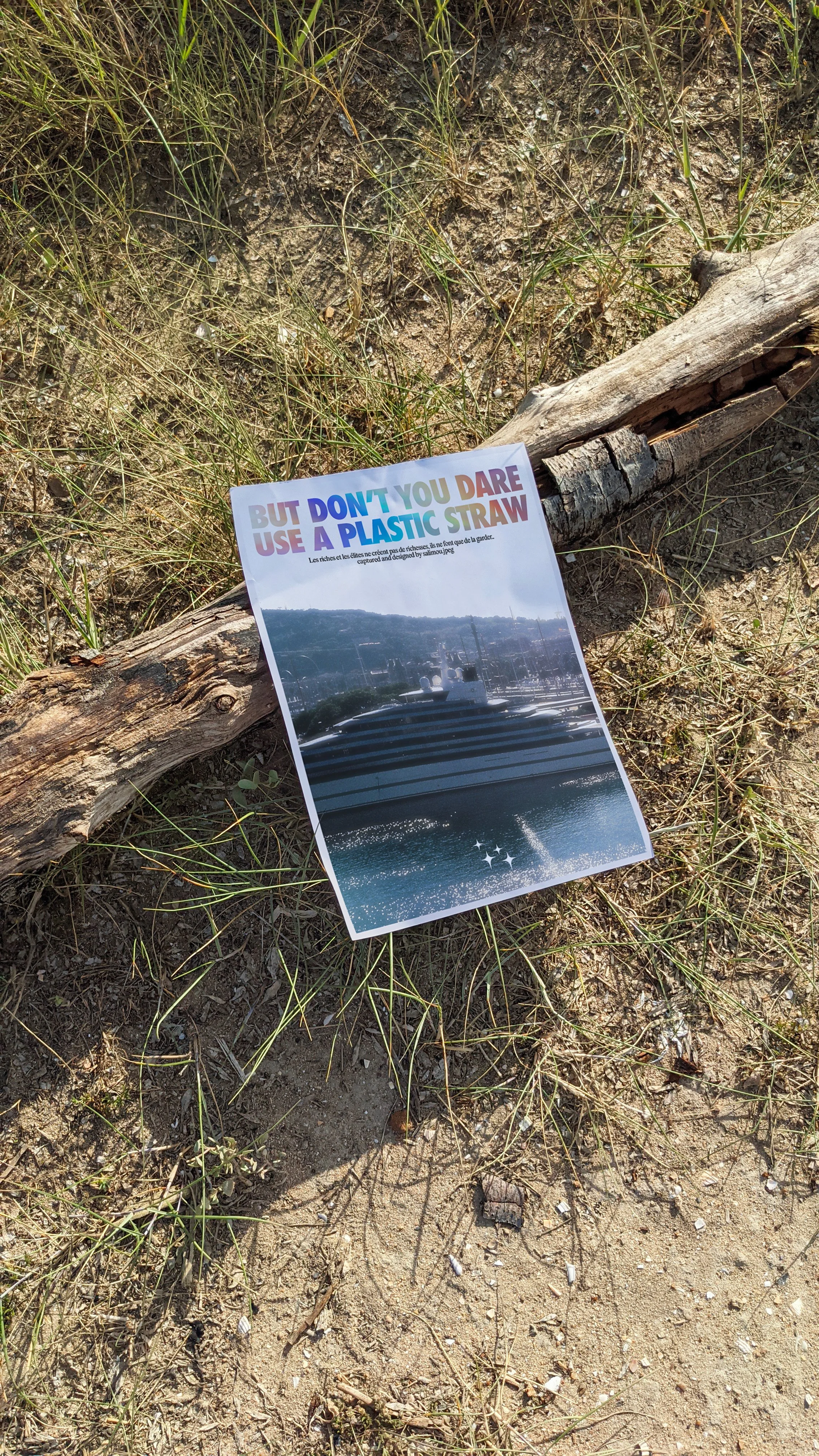 But Don't You Dare Use a Plastic Straw - Poster