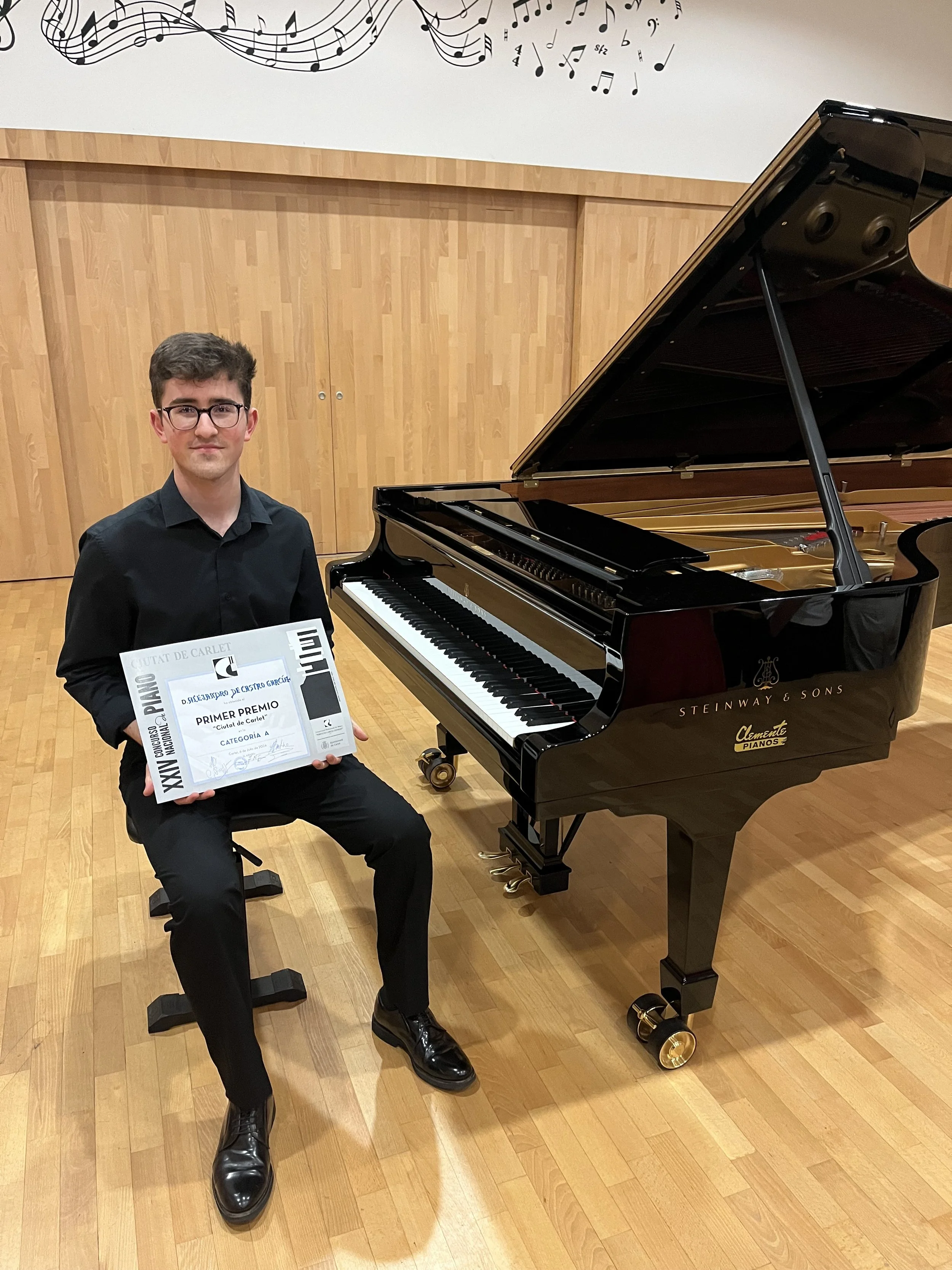 Primer Premio Concurso Nacional de Piano “Ciudad de Carlet”