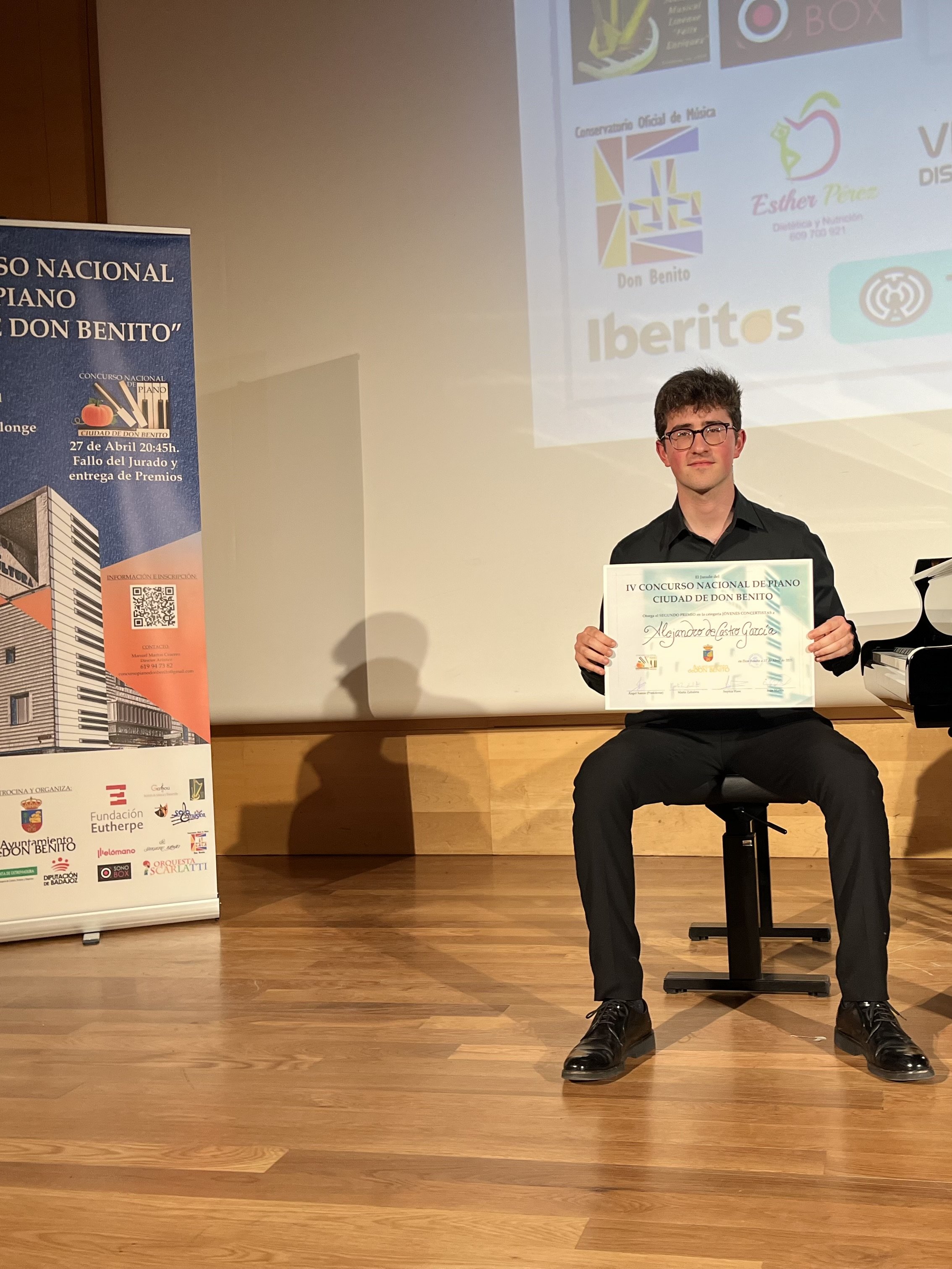 Segundo Premio Concurso Nacional de Piano Ciudad de Don Benito