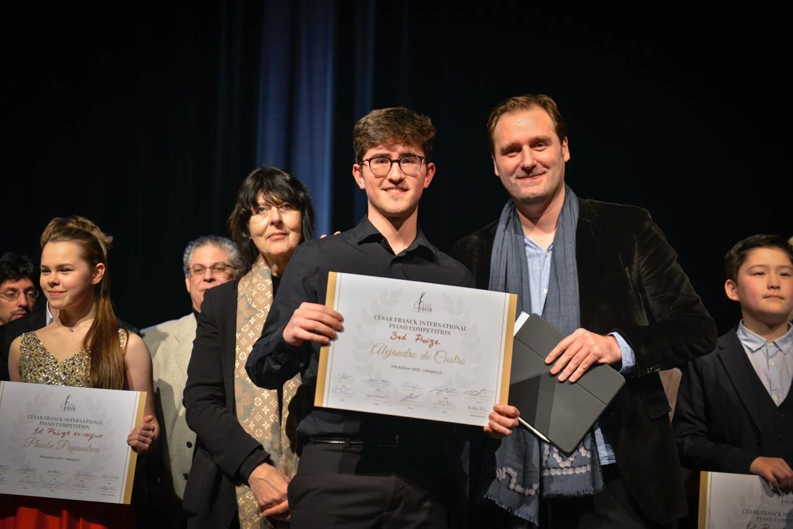 Tercer Premio Concurso Internacional de Piano “César Franck”