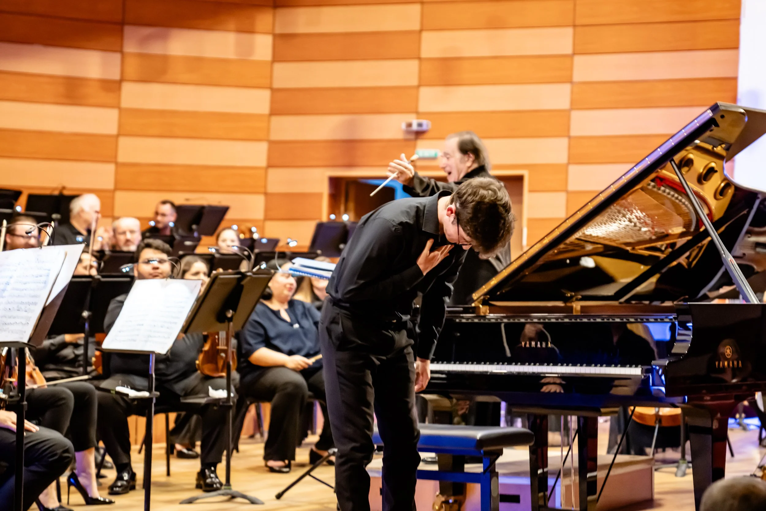 Final del I Concurso Internacional de Piano “Dinu Lipatti” con Ovidiu Balan y la Orquesta Filarmonía Craiova, 27 de septiembre de 2024.