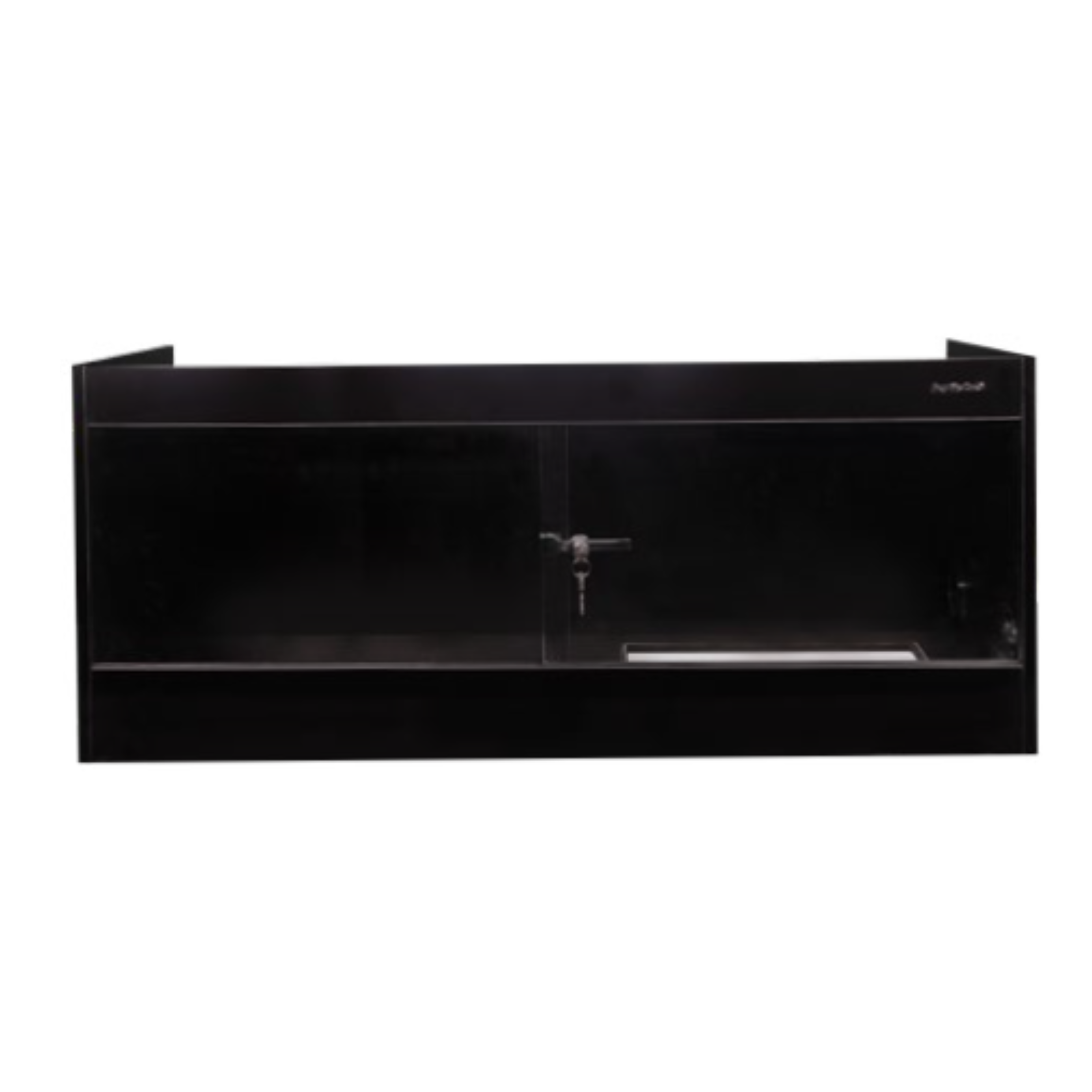 Reptile One S2M 1266 Vivarium with Glass Floor 120x60x60cm (Black)