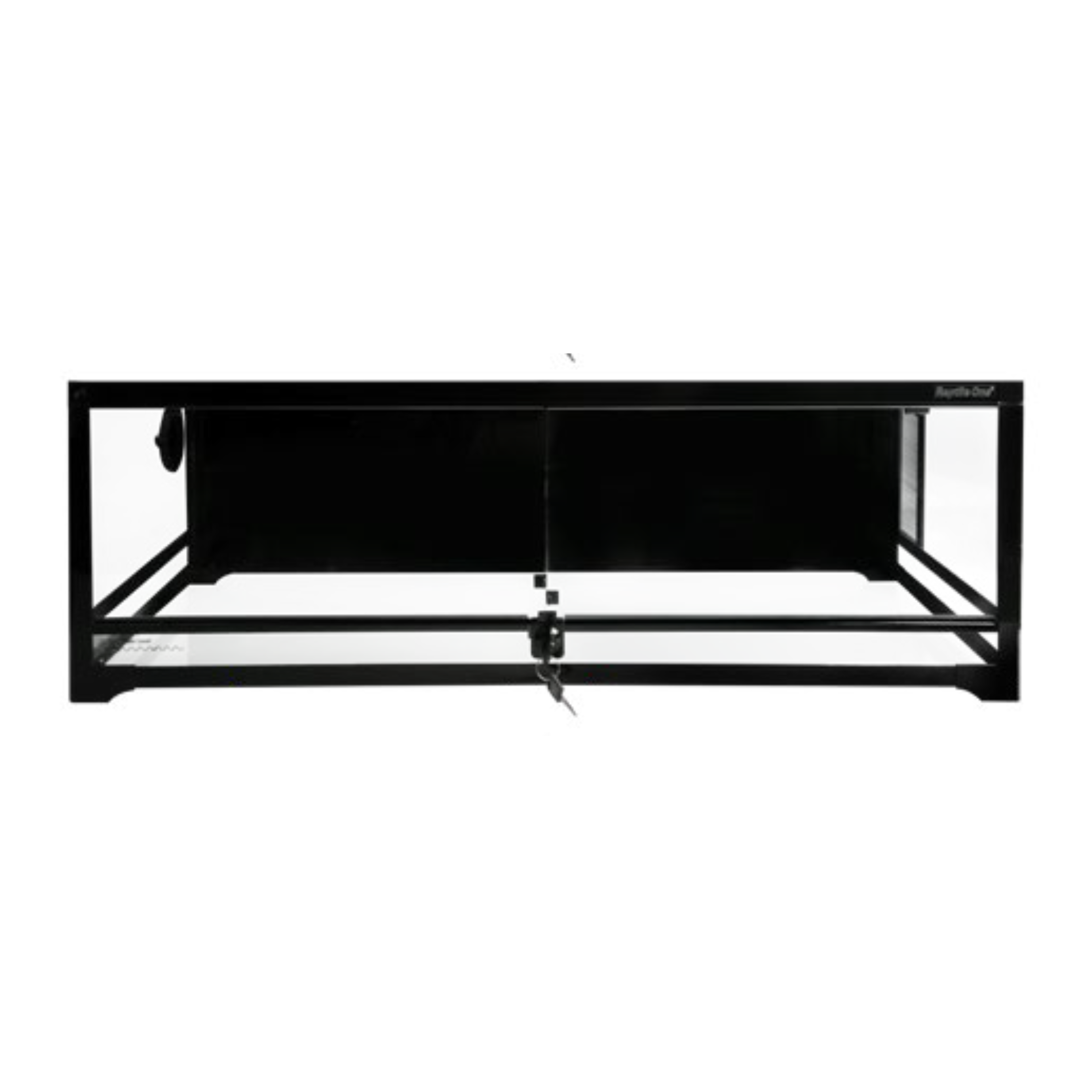 Reptile One RTF 900HL Glass Terrarium with Hinged Door 90x45x30cm (Black)