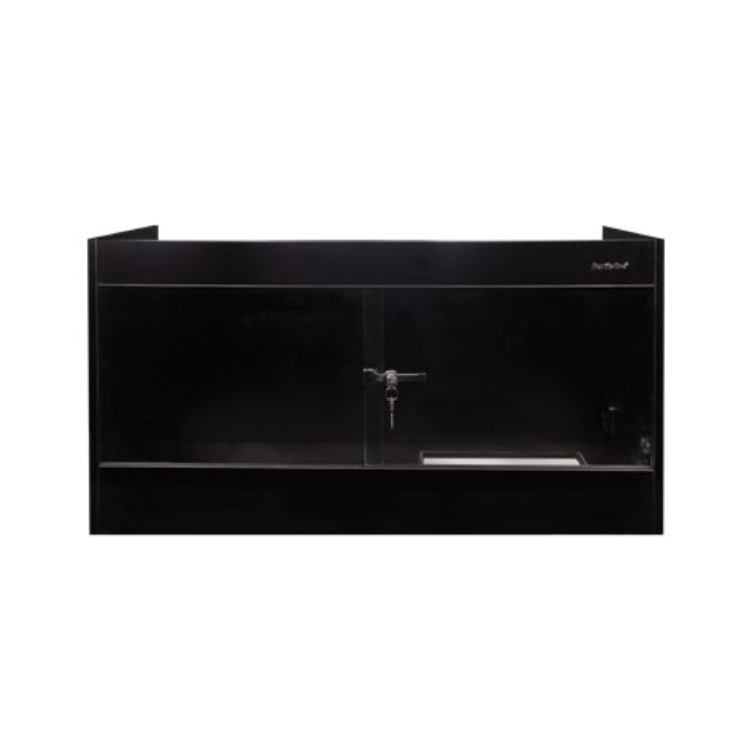 Reptile One S2M 900 Vivarium with Glass Floor 90x45x45hcm (Black)