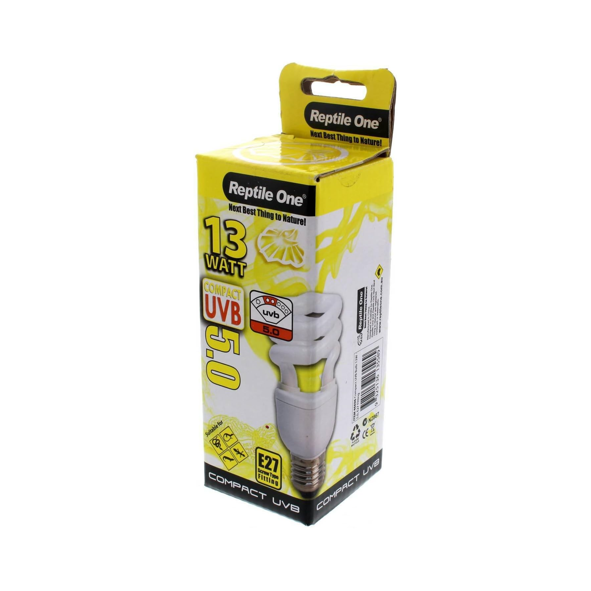 Compact UVB Bulb 13W UVB 5.0 E27 Fitting