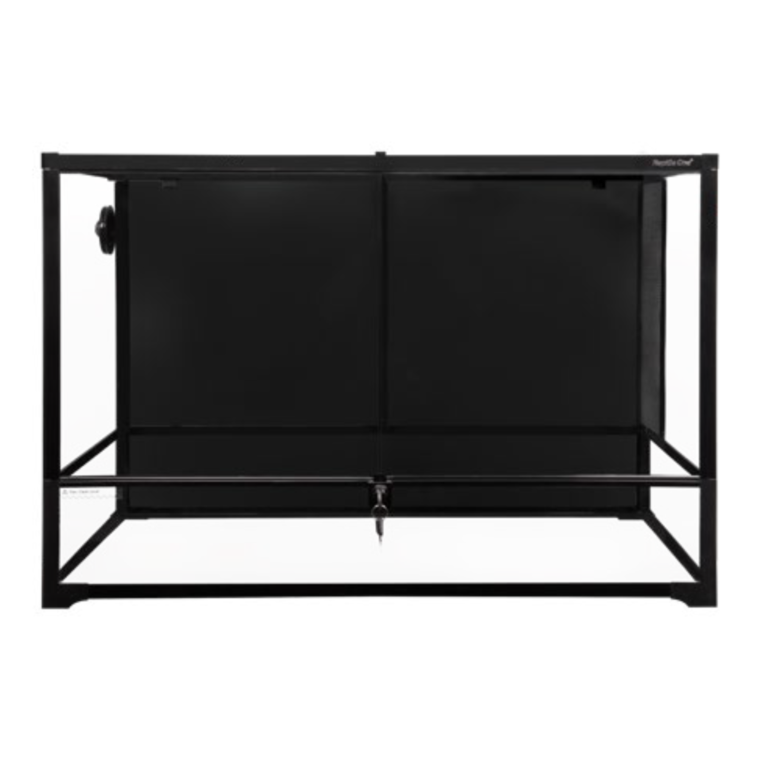 Reptile One RTF 900HT Glass Terrarium with Hinged Door 90x45x60cm (Black)