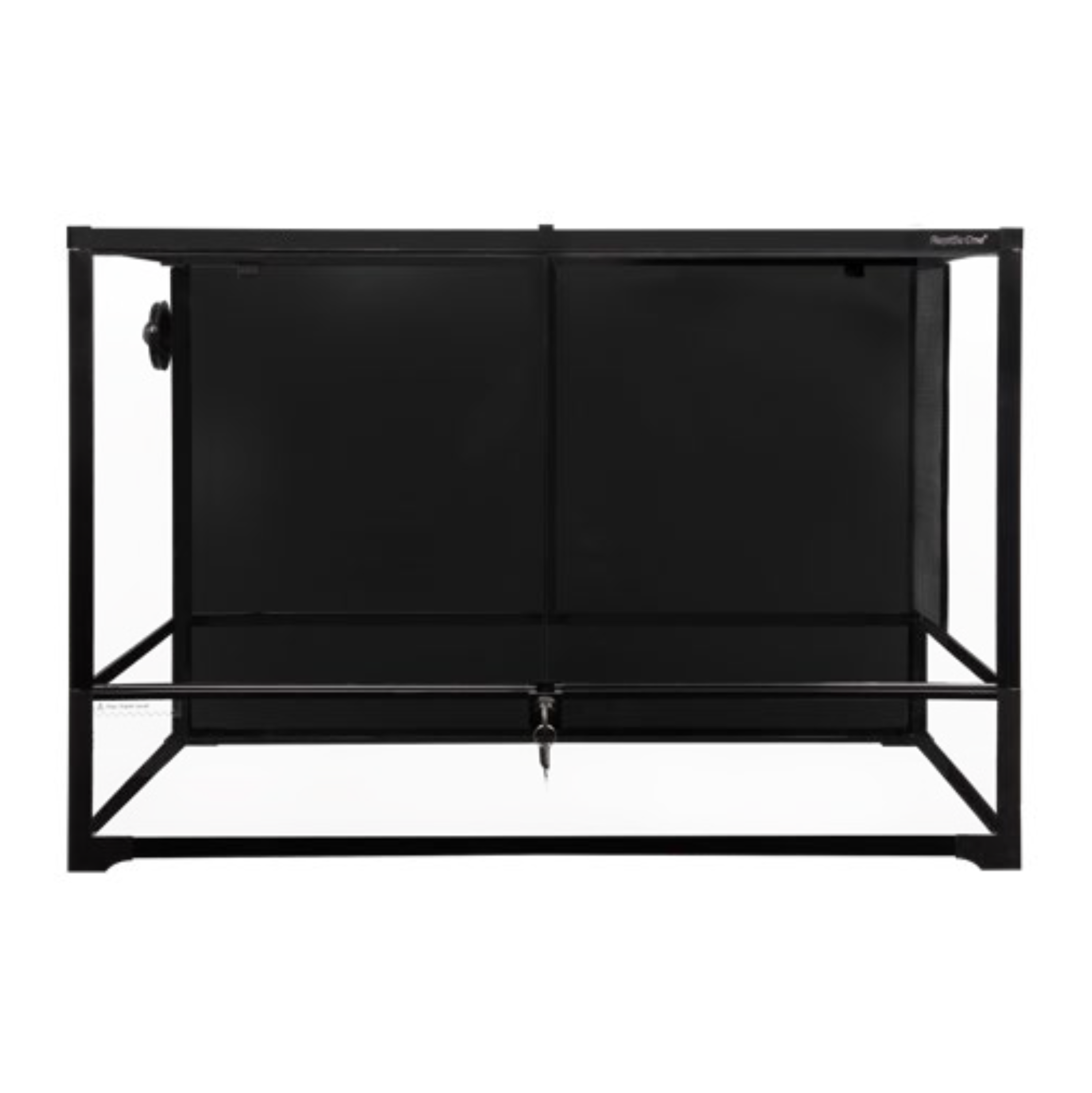 Reptile One RTF 960HT Glass Terrarium with Hinged Door 90x60x60cm (Black)