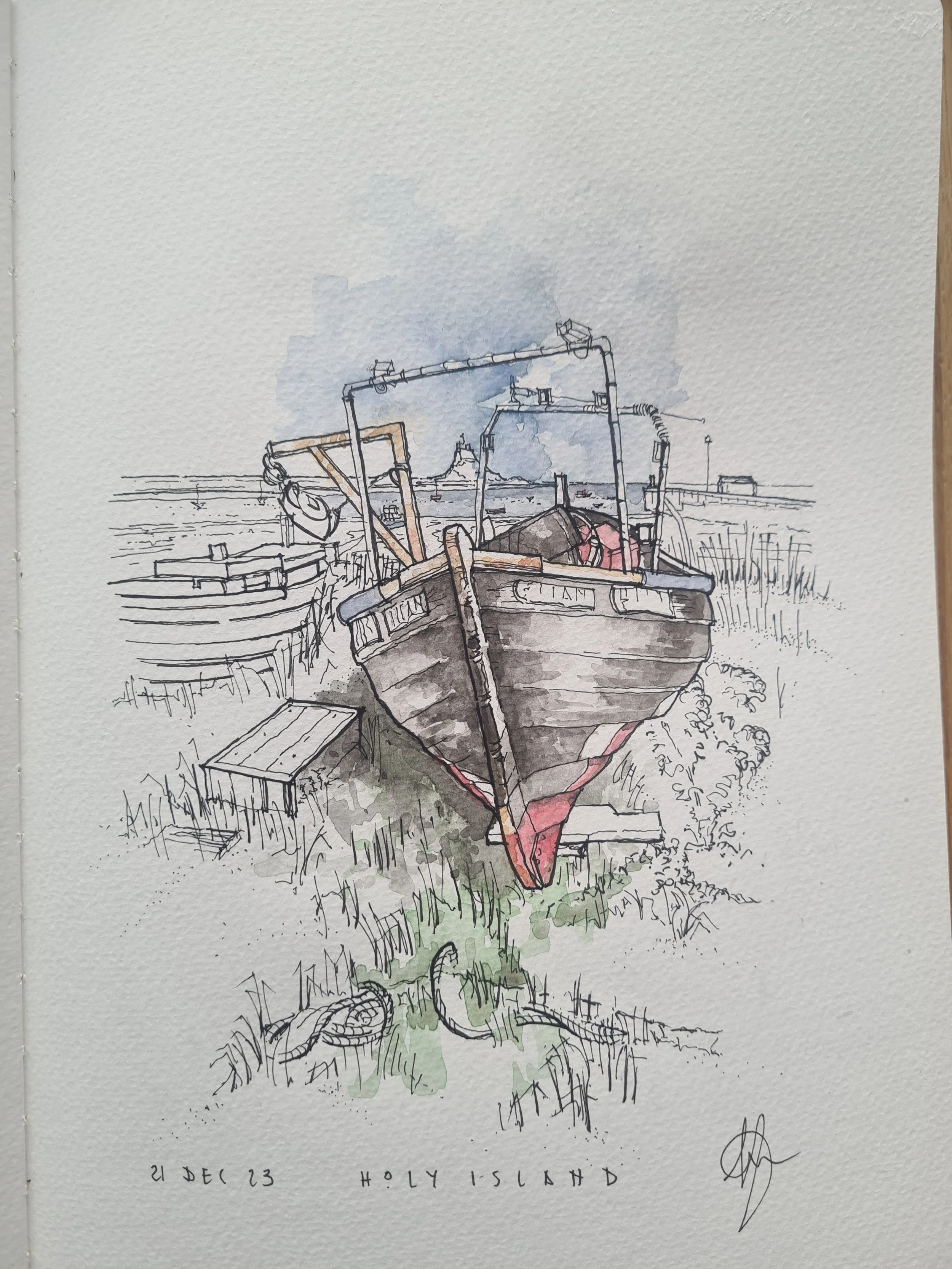 Holy Island , Northumberland