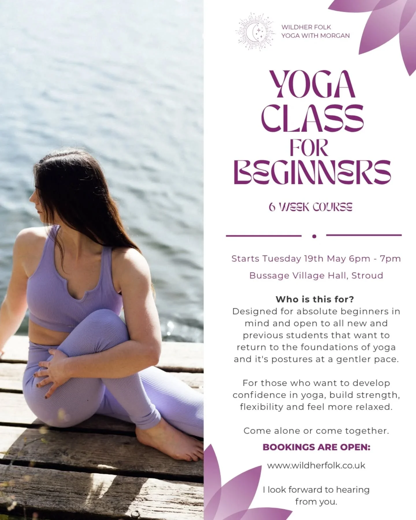 Yoga for Beginners starts next week on Tuesday! 🙏🏼🪷

It looks like a wonderful group forming, there are just a few spaces left 🙏🏼

Each week, we&rsquo;ll be exploring the foundations of yoga focusing on both key postures along with simple and ef