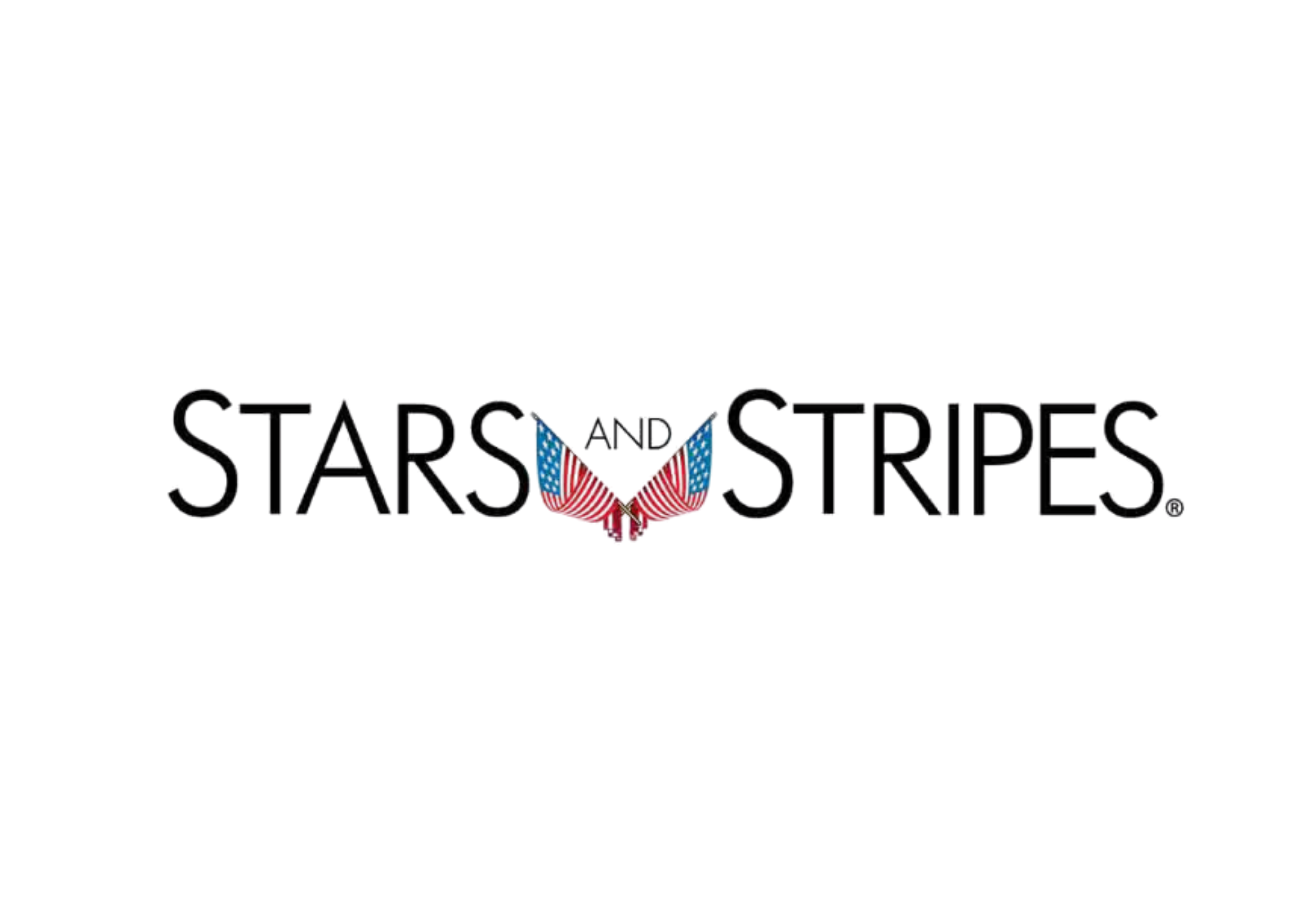 Stars and Stripes Logo with American Flag