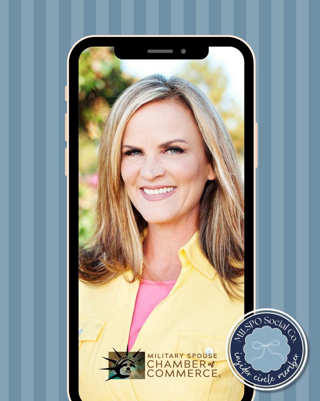 A headshot photo of Stephanie Brown in a yellow blazer