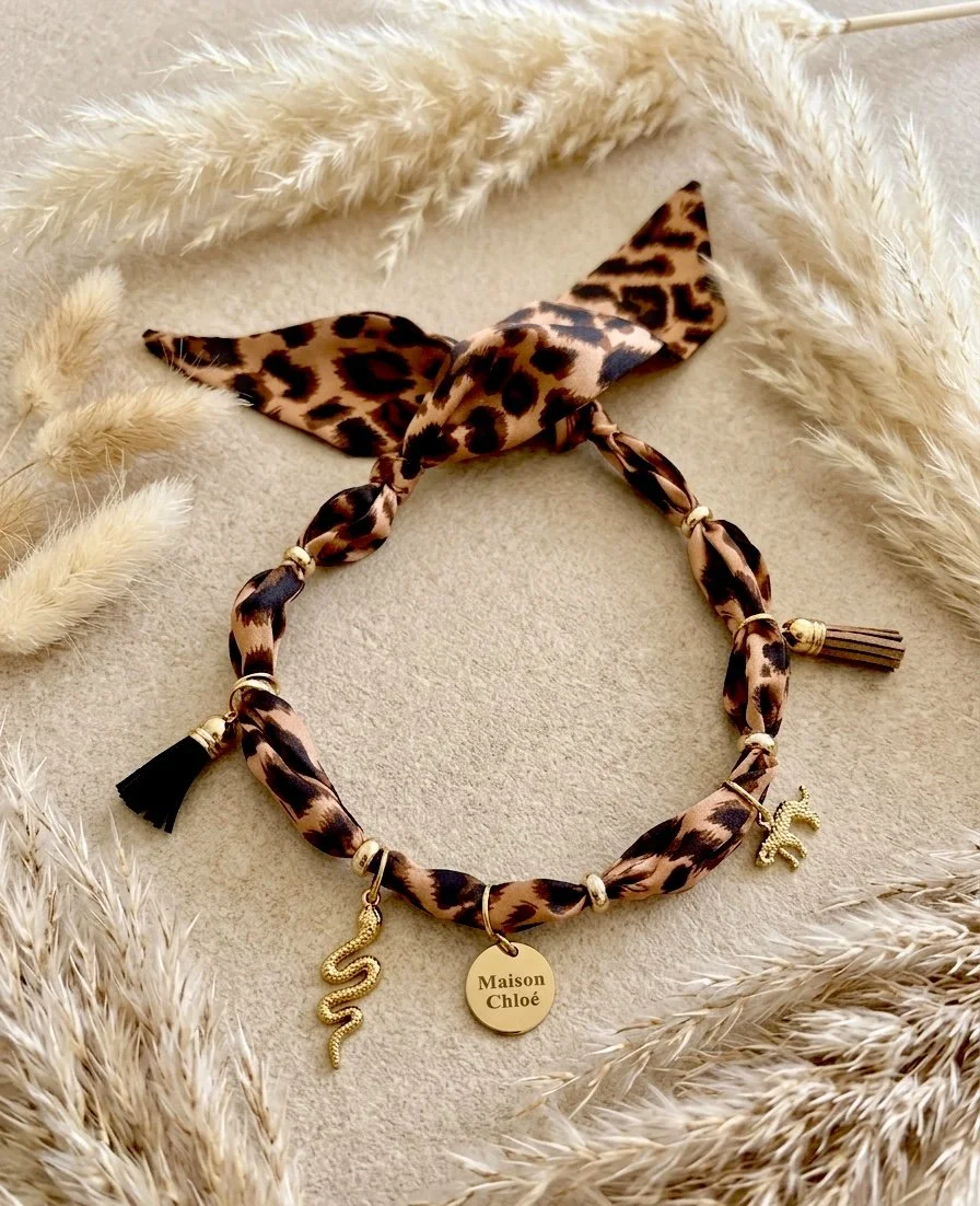 Charm-Hundetuch Golden Leo 🐆🤎