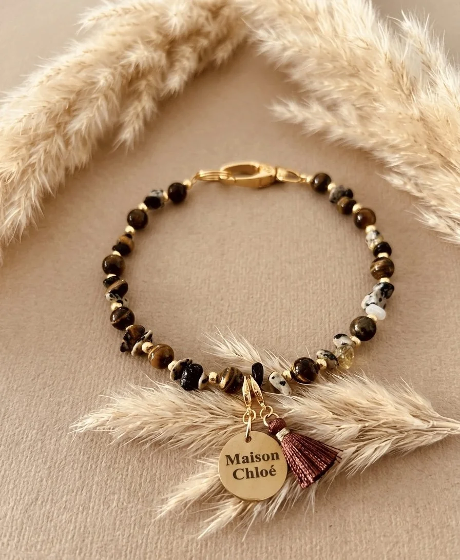 Hundekette Tigerauge