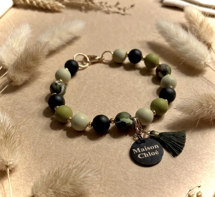 Hundekette Golden Camouflage ✨