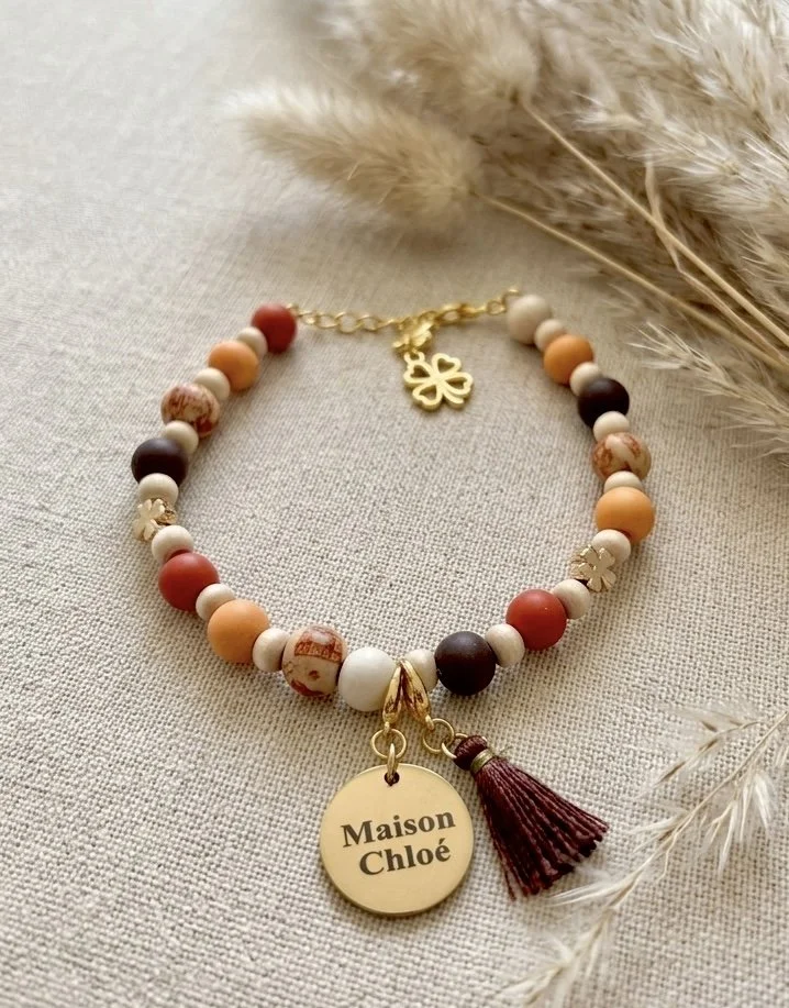 SOFORTKAUF HU 21cm-24cm Hundekette Golden Clover Charm ✨