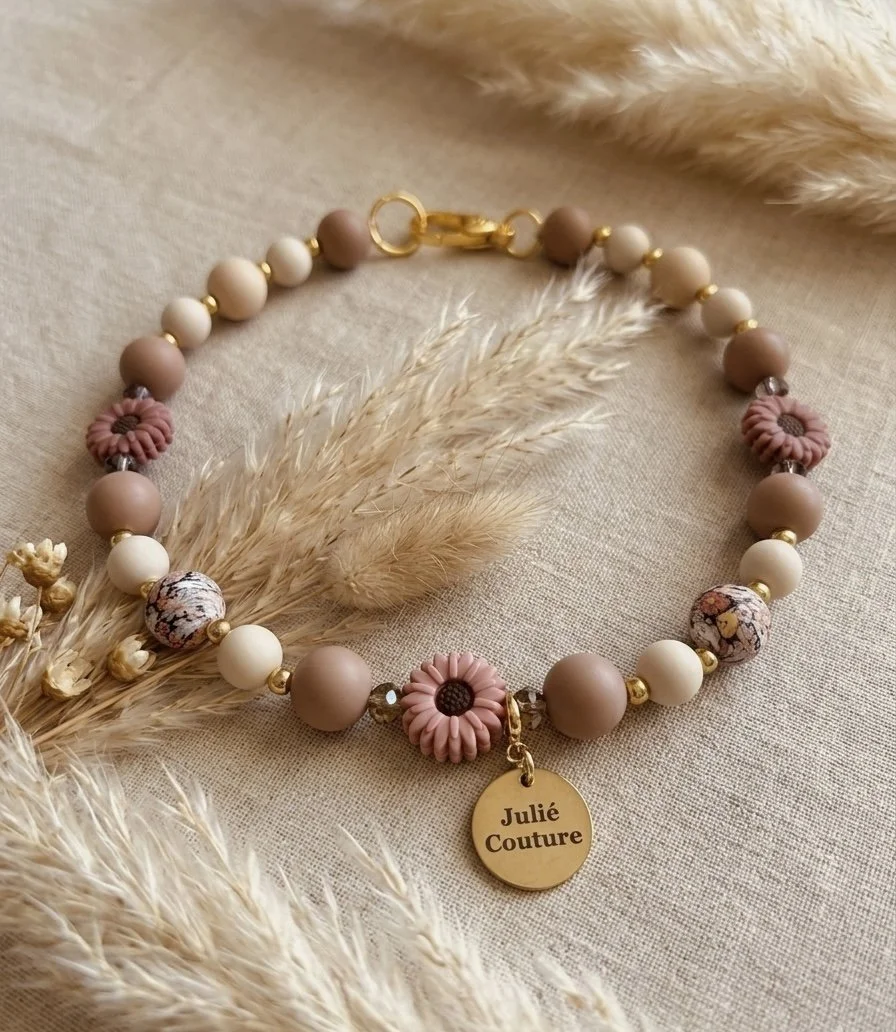Hundekette Blush Bloom