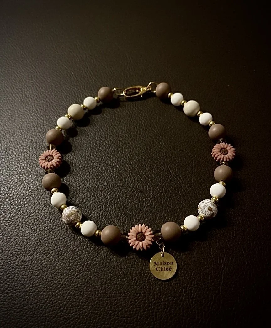 XL Hundekette Blush Bloom🌸