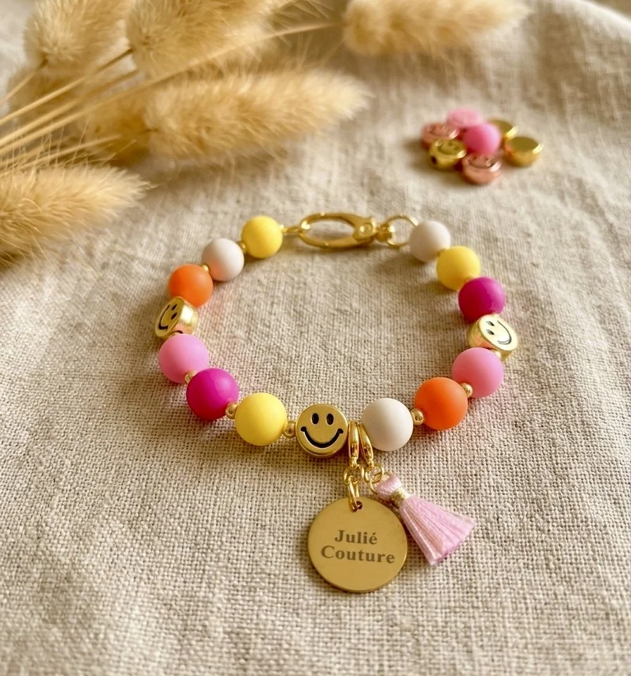 Hundekette Pink Smile
