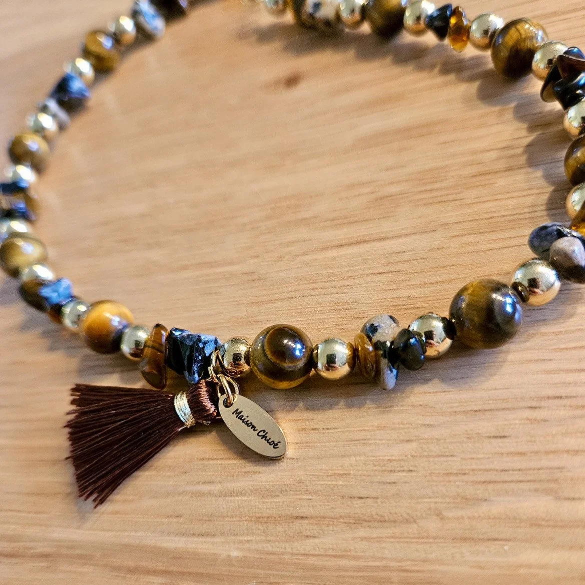 Hundekette Tigerauge