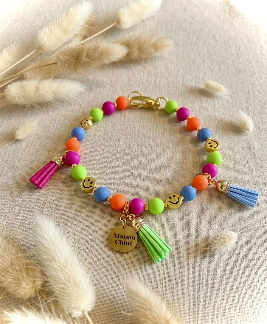 Hundekette Rainbow Smiley Vibes 🌈