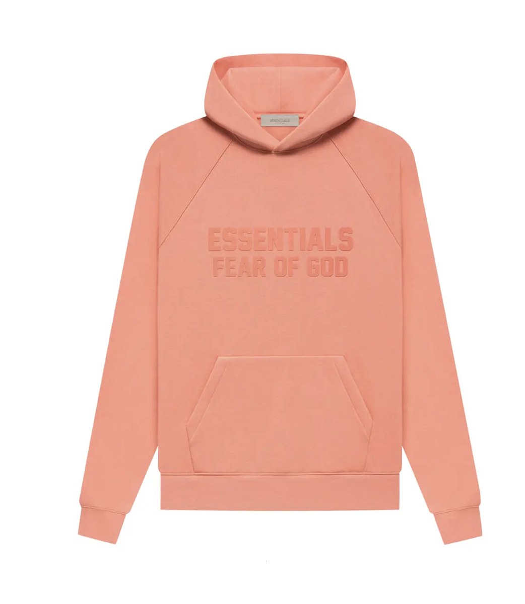 Fear of God Essentials Hoodie 'Coral'