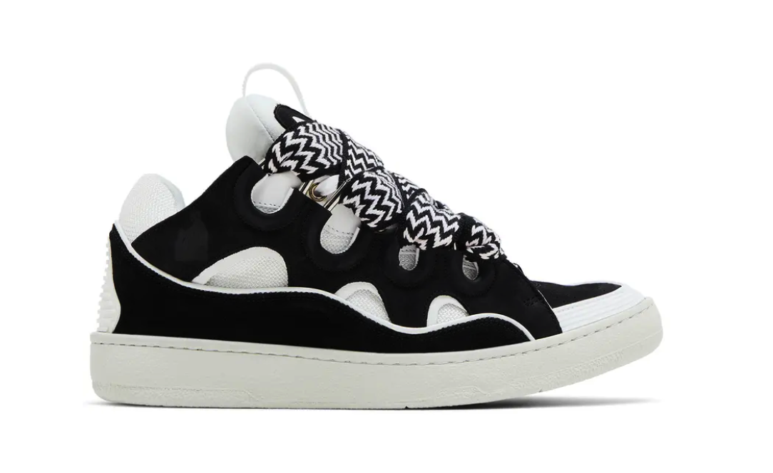 Lanvin Curb Sneakers 'Black White'