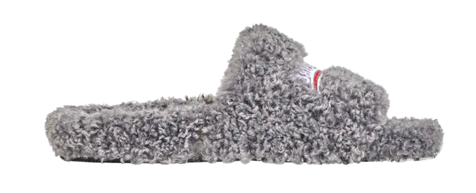 Balenciaga Furry Slides 'Grey'