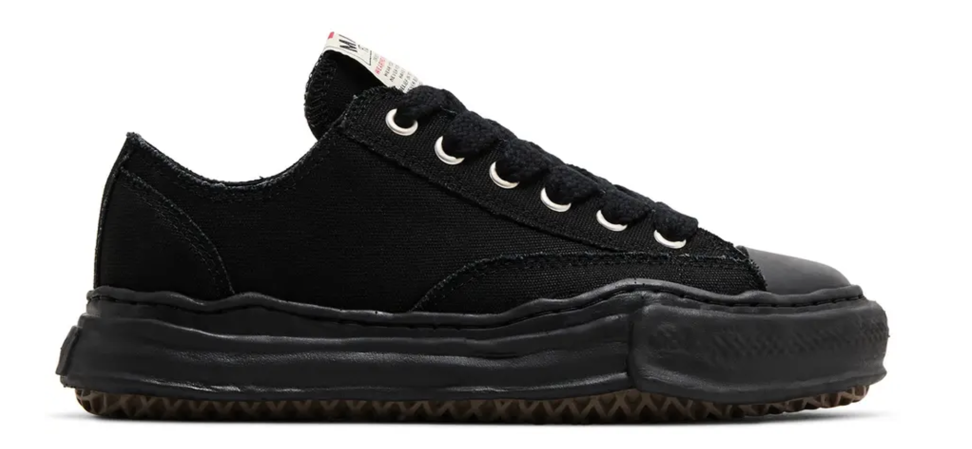 Maison Mihara Yasuhiro Peterson OG Sole Canvas Low 'Triple Black'