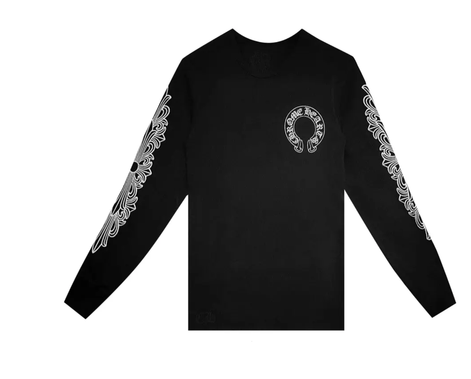 Chrome Hearts Horseshoe Thermal Waffle T-Shirt 'Black'