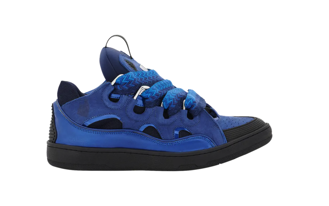 Lanvin Curb Sneakers 'Metallic - Majorelle Blue'