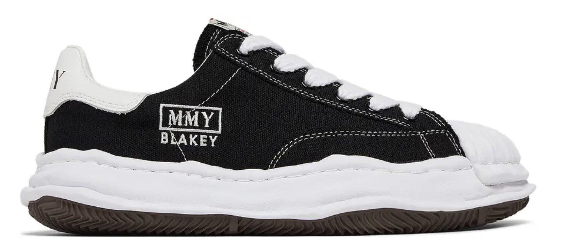 Maison Mihara Yasuhiro Blakey OG Sole Canvas Low 'Black White'
