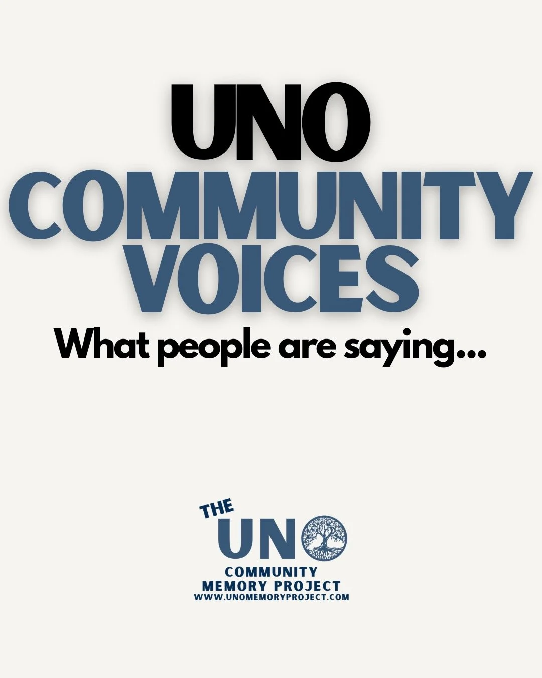 What does it mean to belong?
These are direct words from members of the UNO community reflecting on their lived experiences across decades.
More voices coming soon.
Interested in sharing your story? Send a message.
#UNOCommunityVoices #UniversityOfNe
