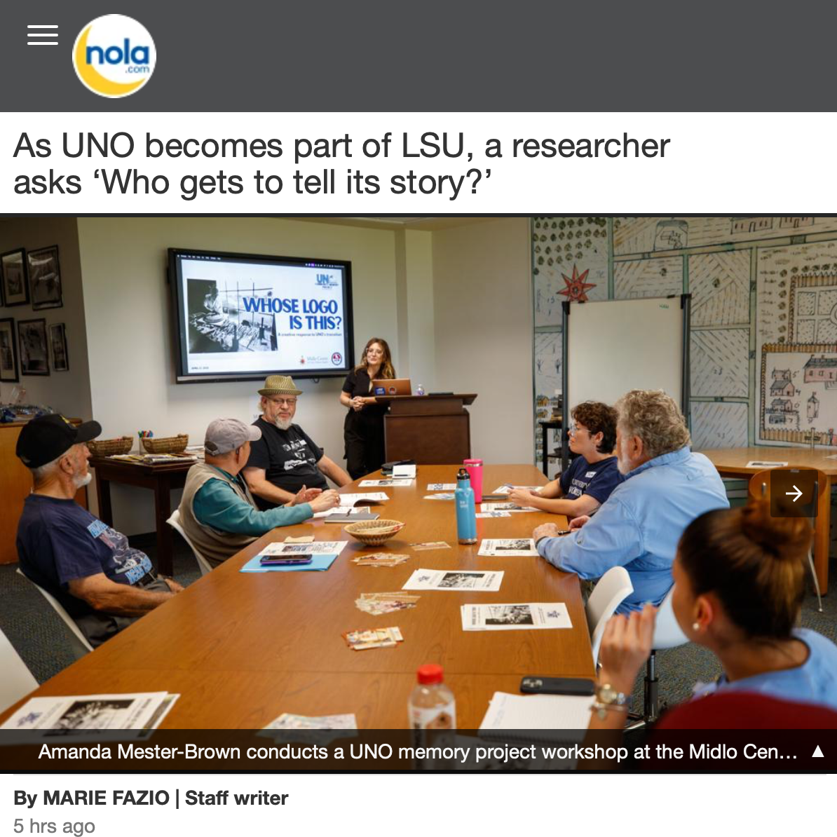 As UNO becomes part of LSU, a researcher asks ‘Who gets to tell its story?’