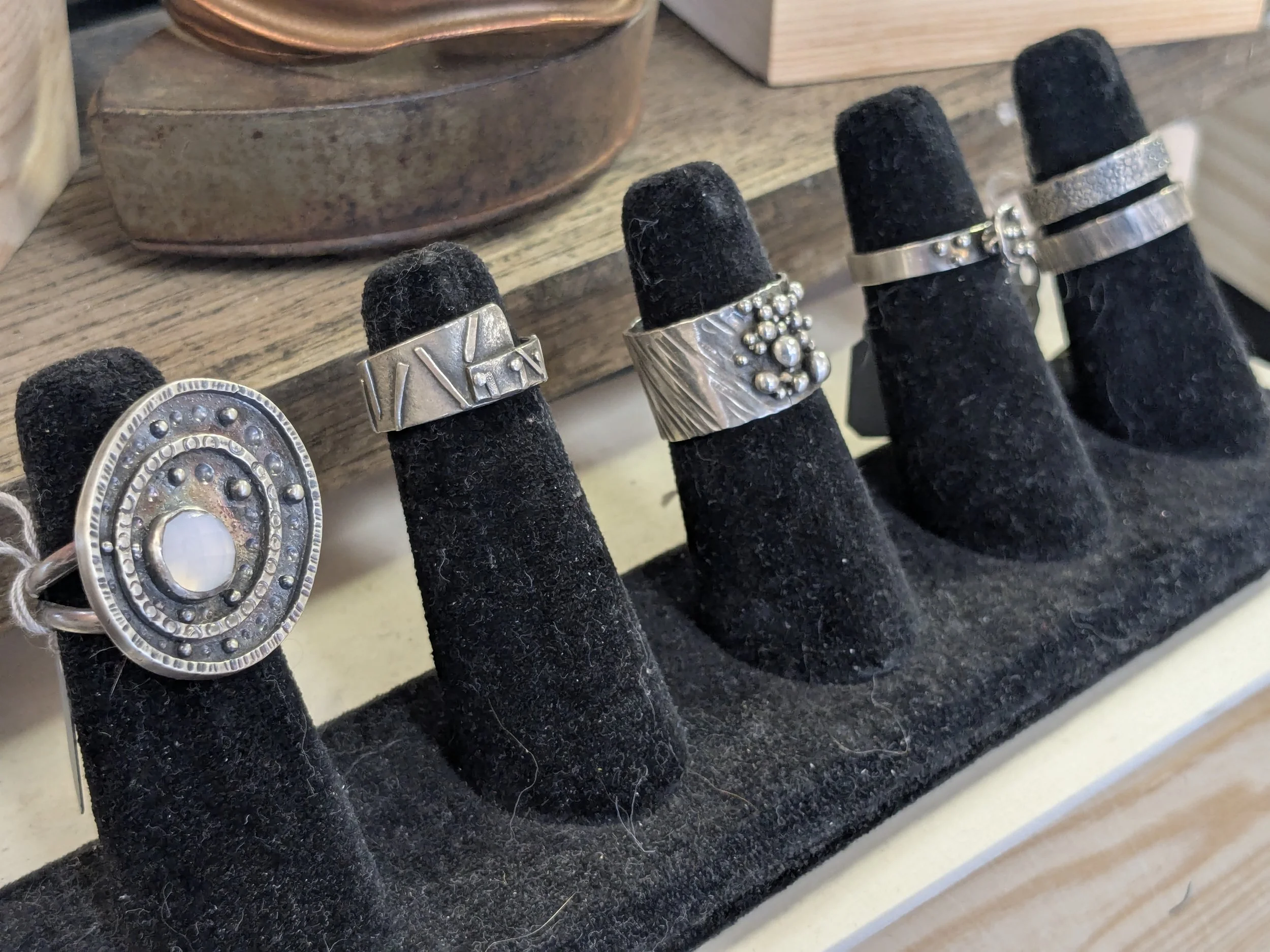 Make Your Mark: Textured Sterling Silver Ring Workshop