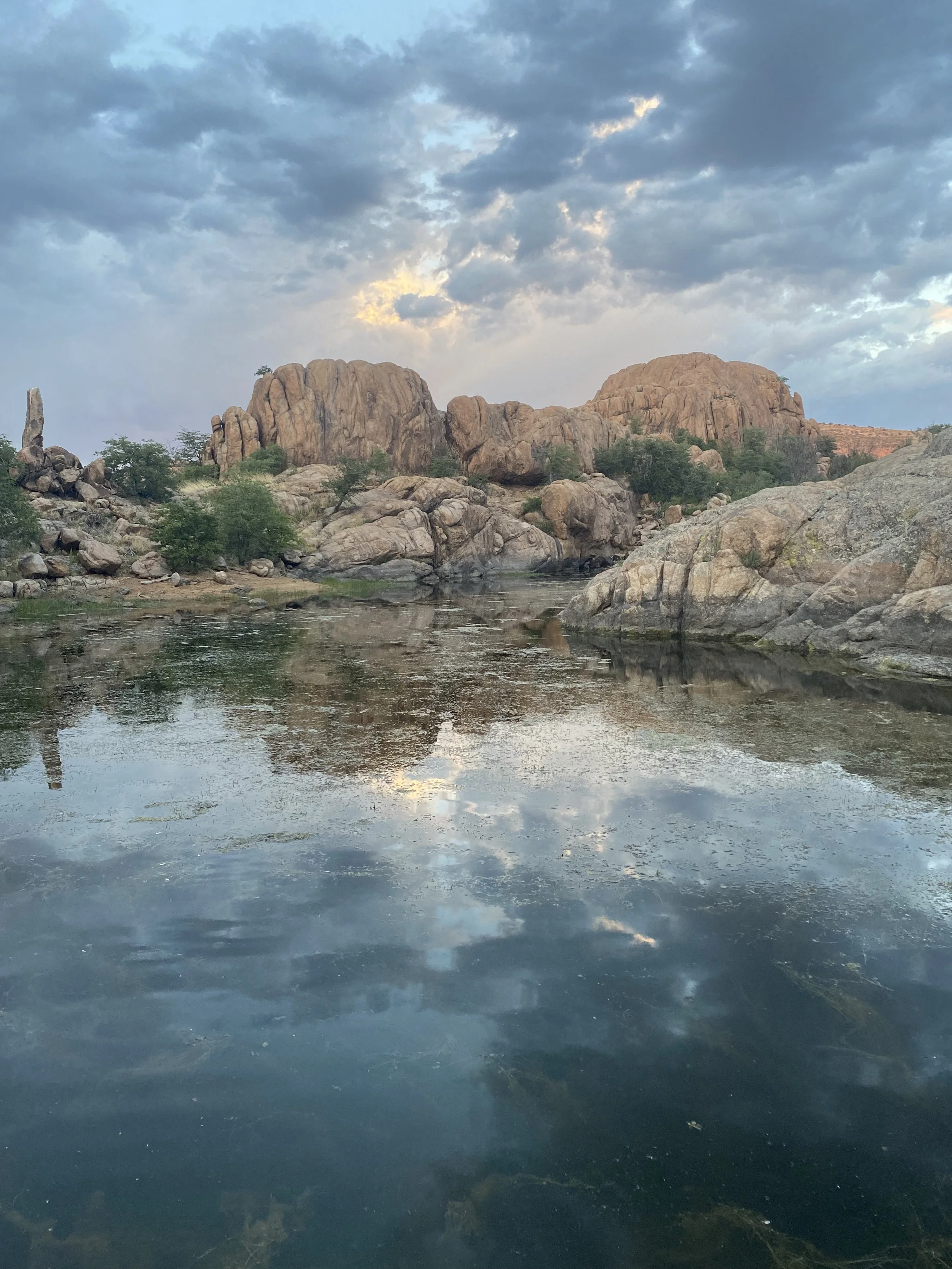 Granite Dells landscape overlooking Watson Lake in Prescott, AZ
