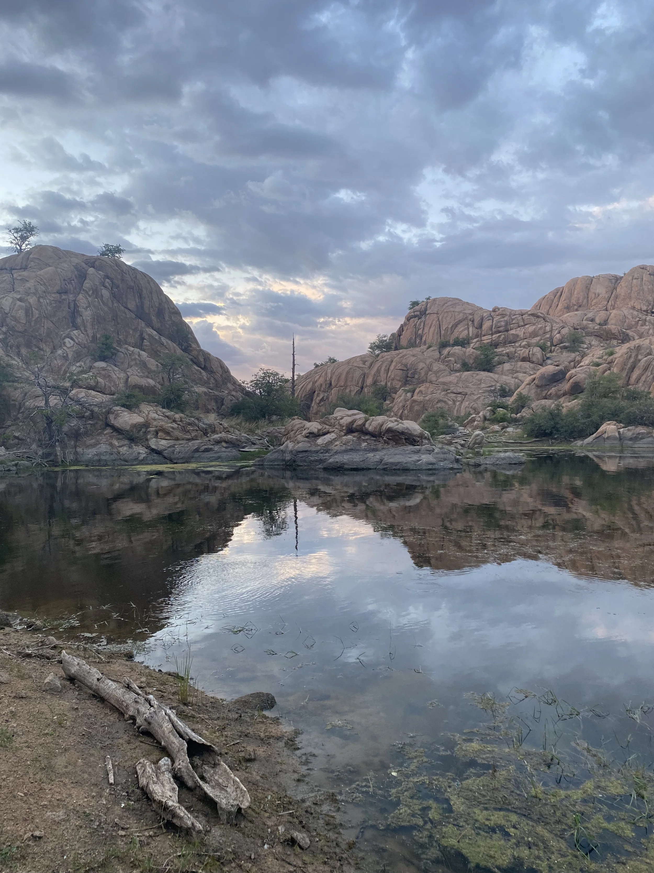 Still waters at Watson Lake in the Granite Dells, Prescott, AZ