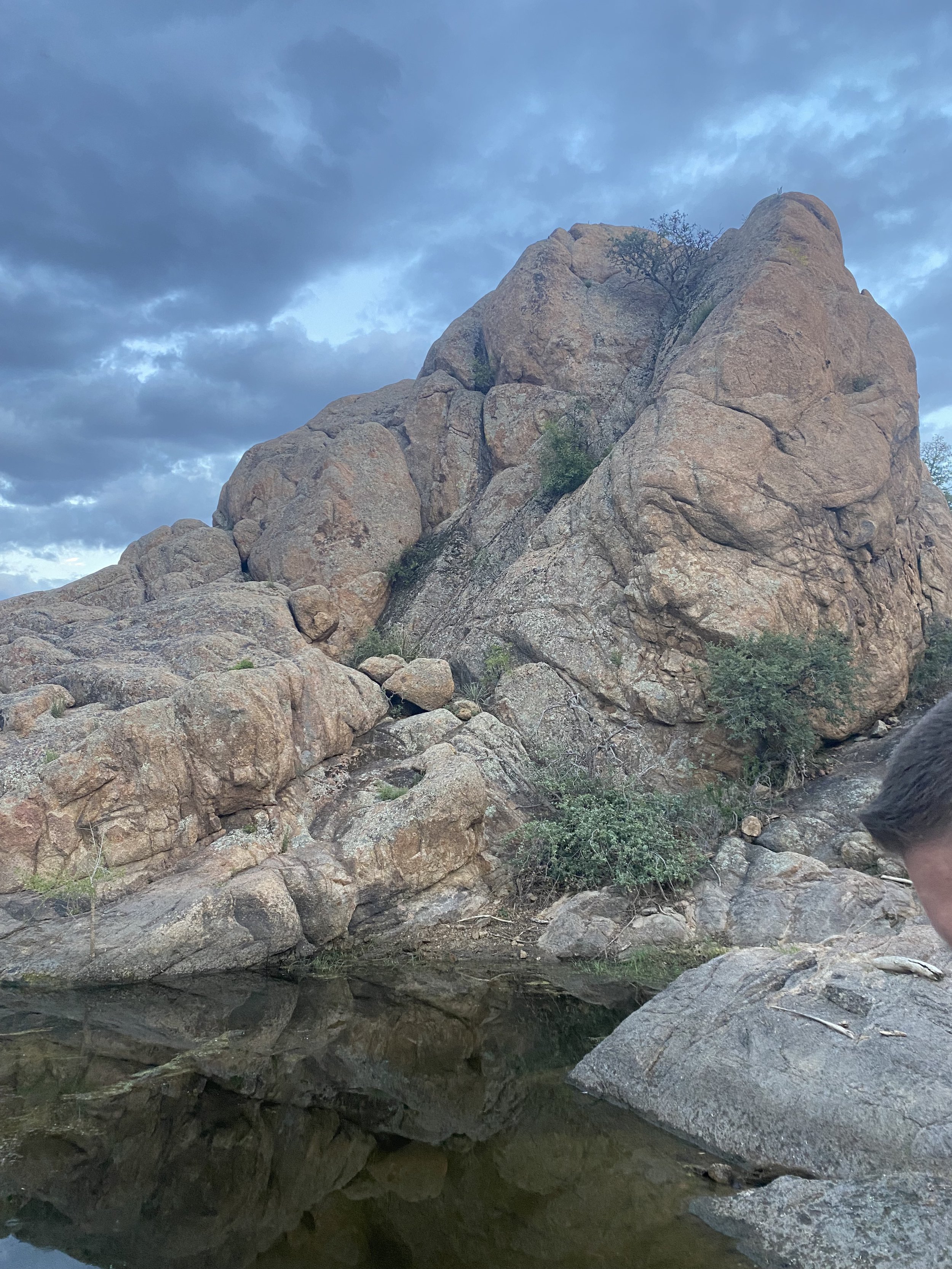 Granite dells rock formation at Watson Lake, Prescott Arizona