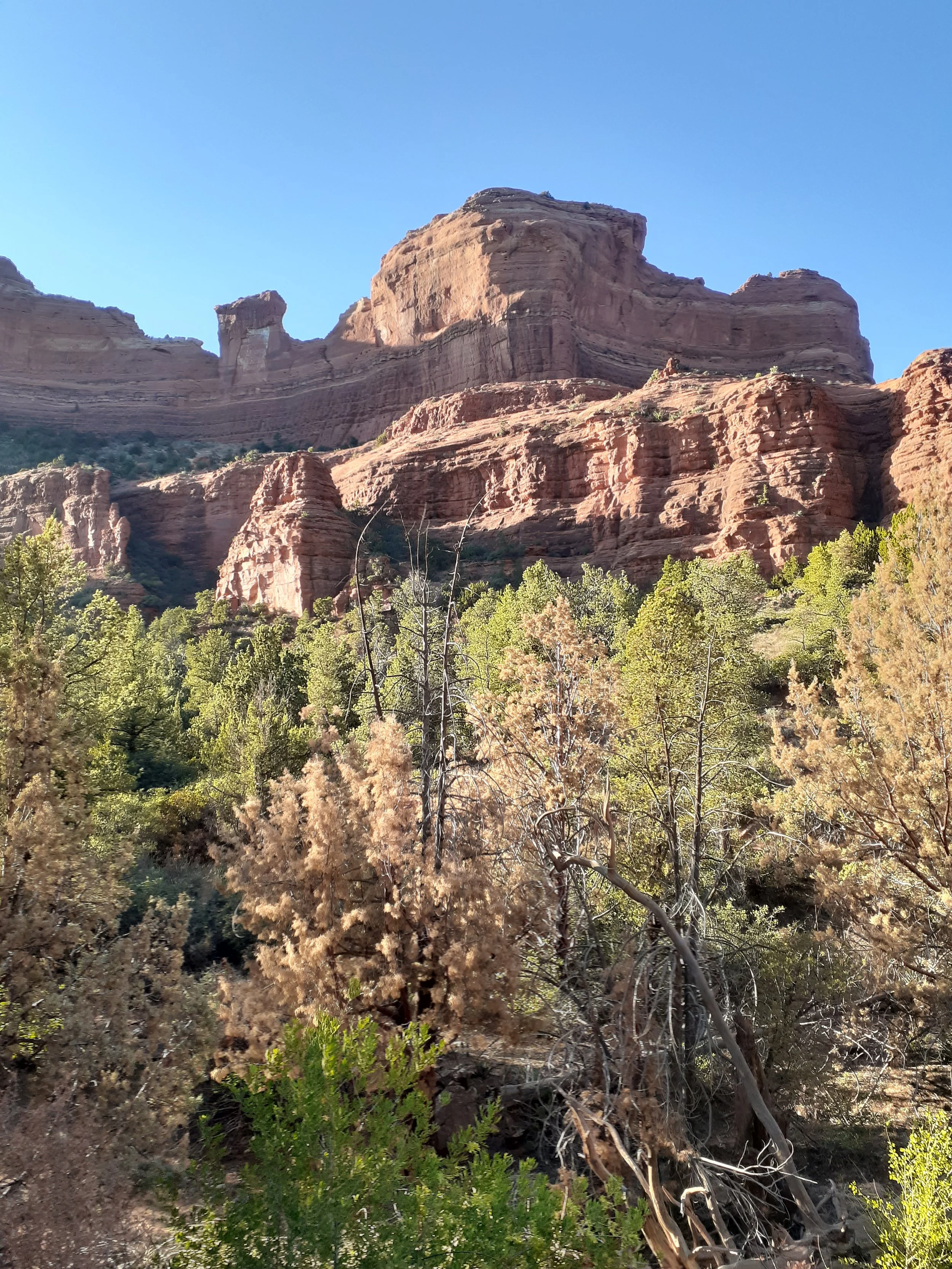 Yavapai county red rock formation